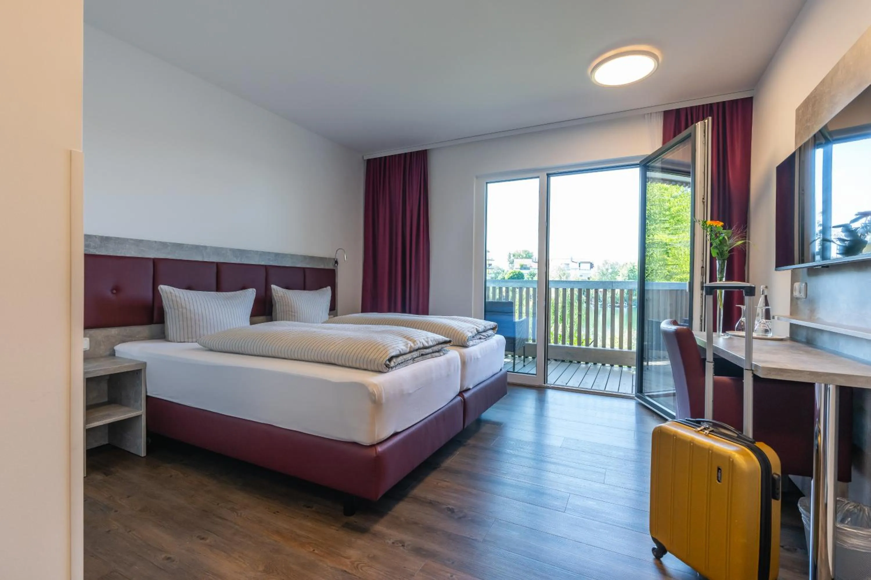 Bed in Seehotel Forst