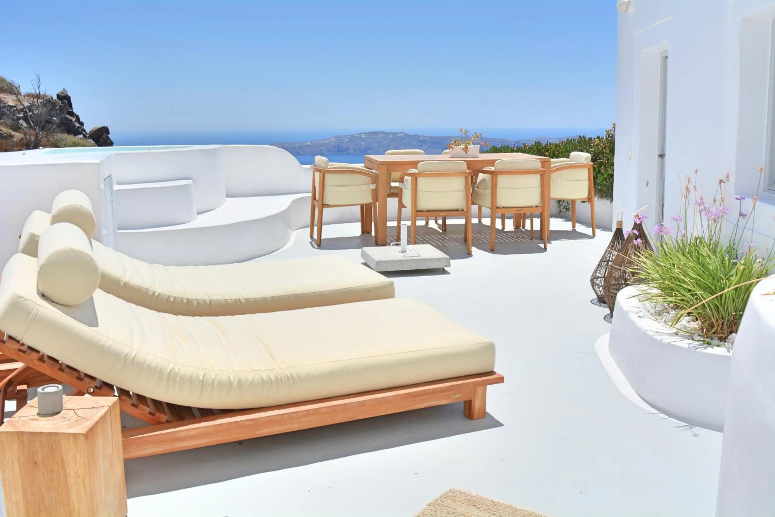 Patio in Cocoon Suites