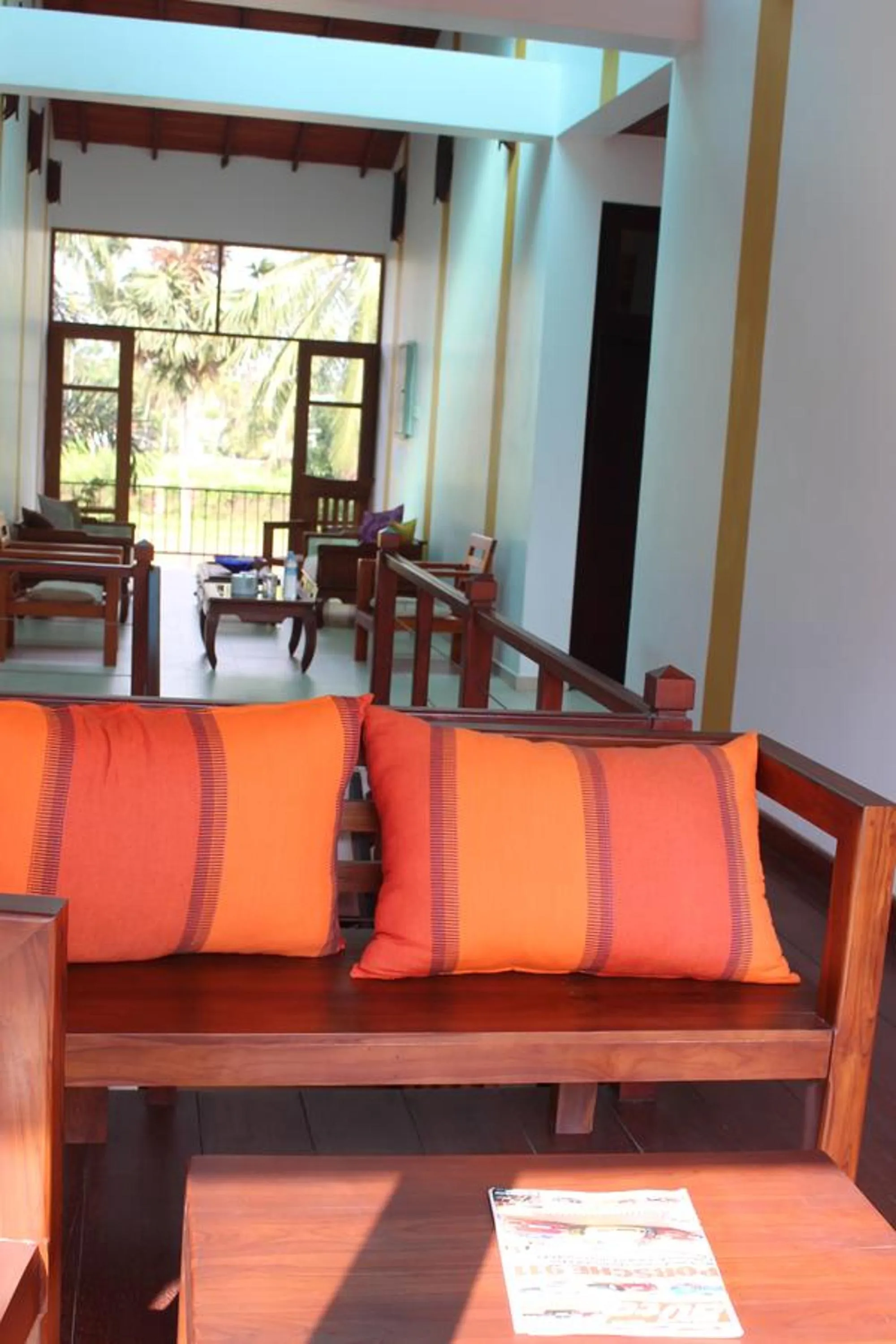 Seating area in Villa Kapuru
