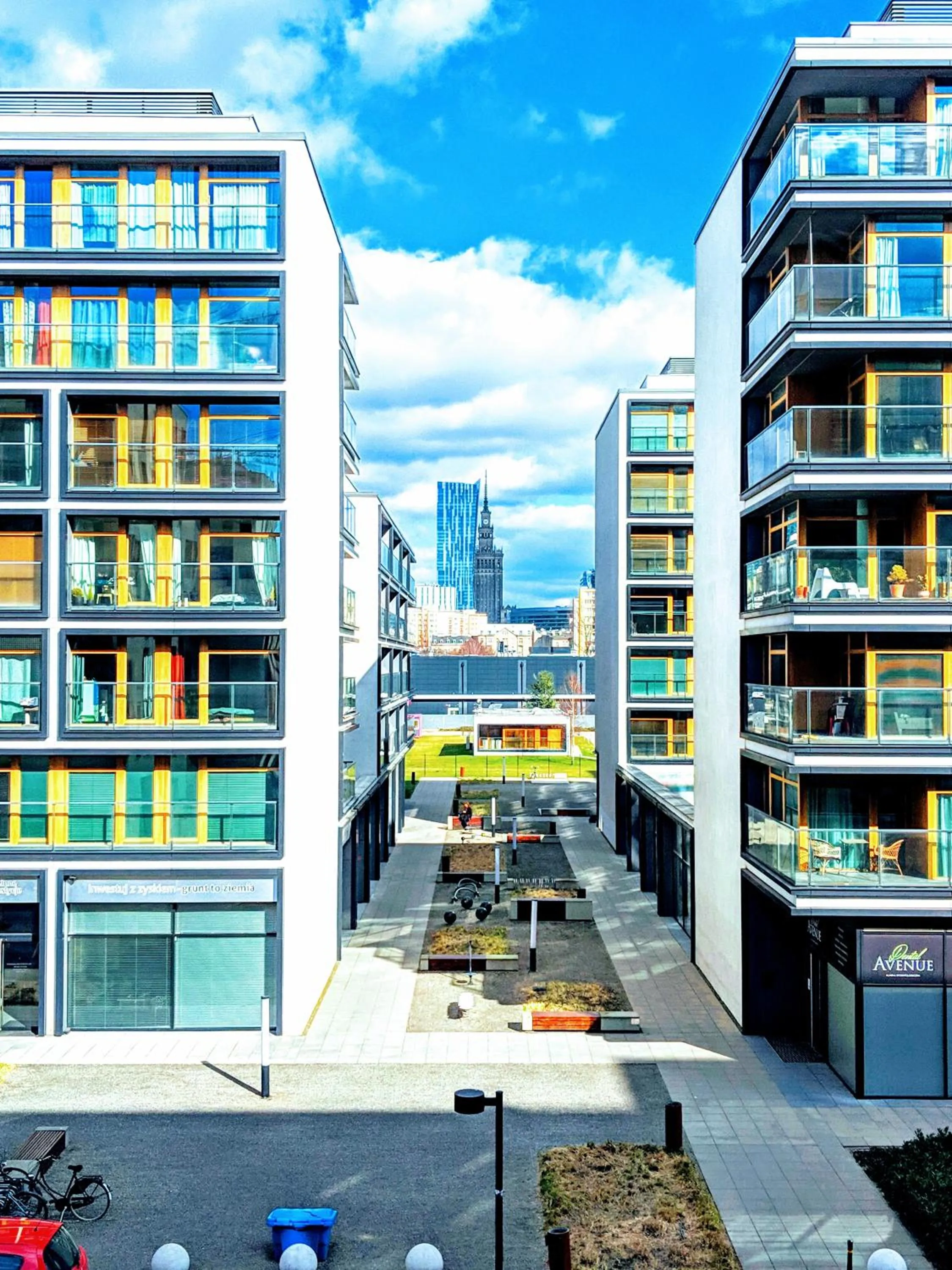 Property building in Warsaw Aparthotel