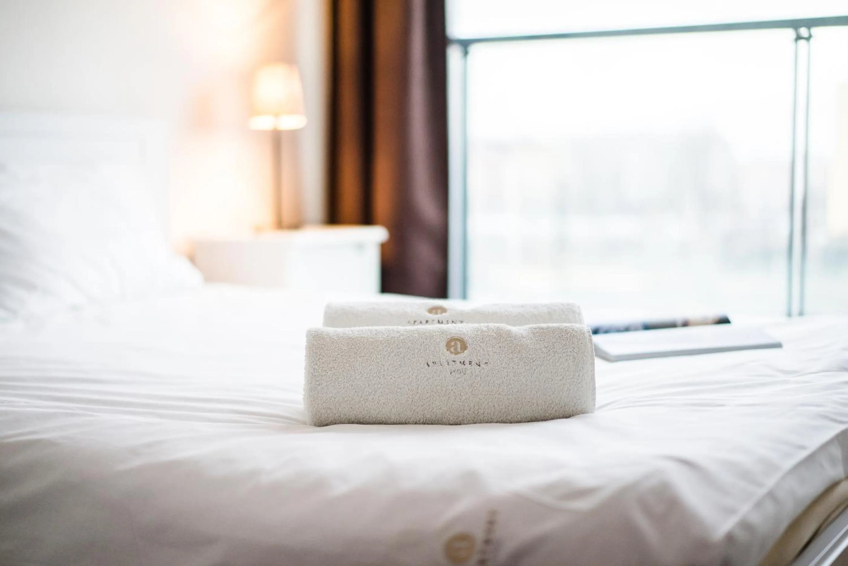 Bed in Warsaw Aparthotel