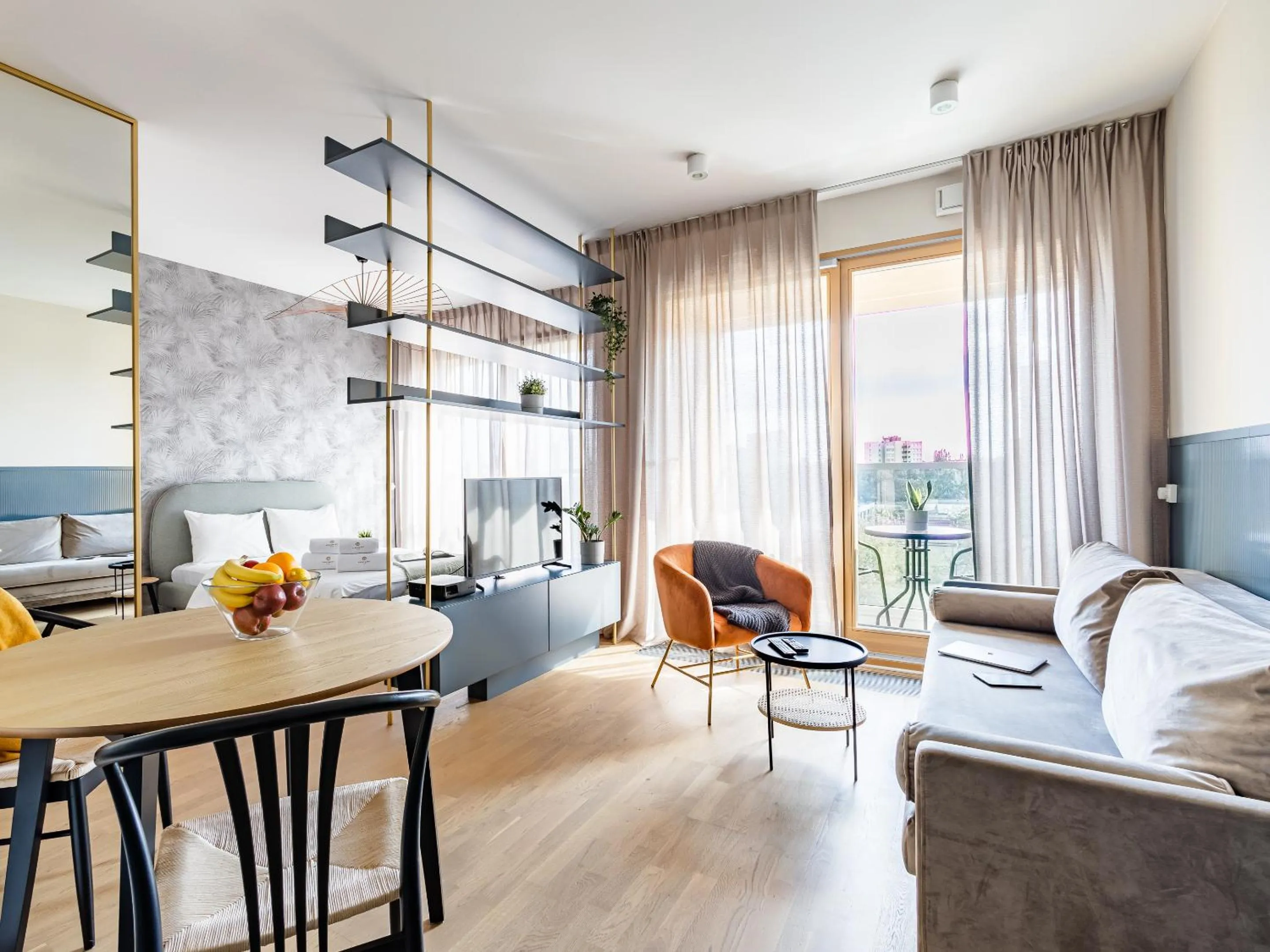 Bed in Warsaw Aparthotel