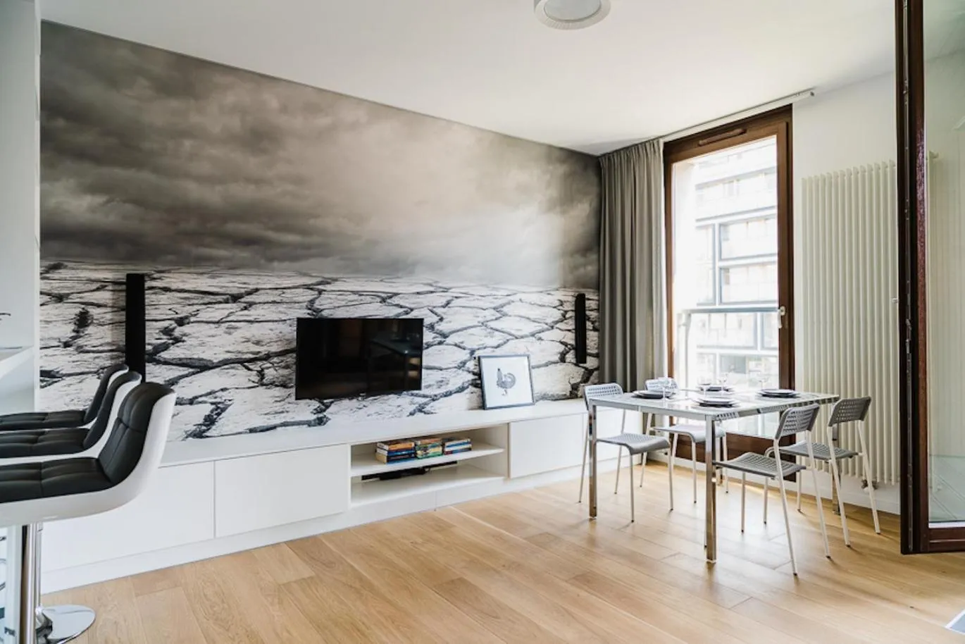 Living room in Warsaw Aparthotel