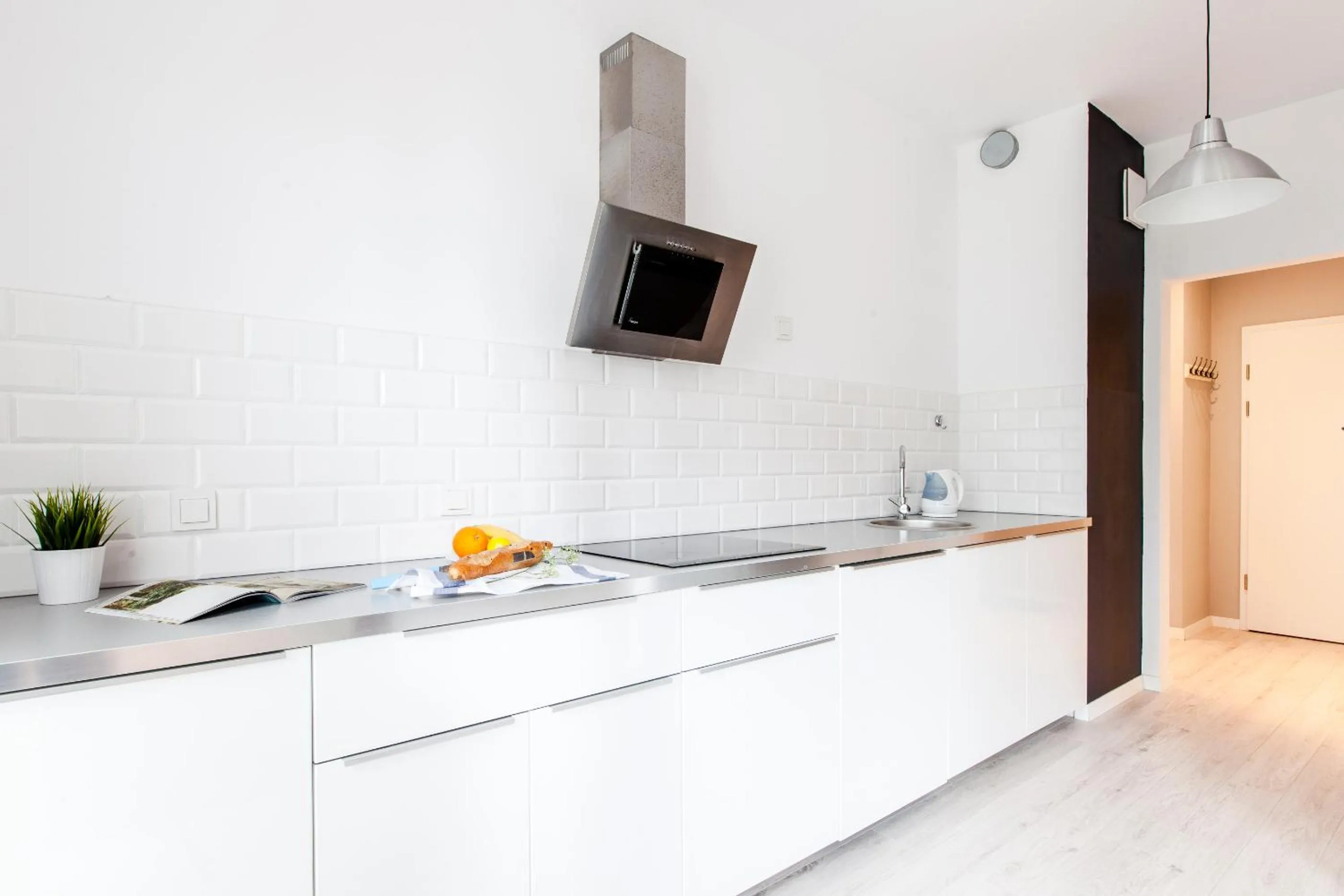 Kitchen or kitchenette in Warsaw Aparthotel