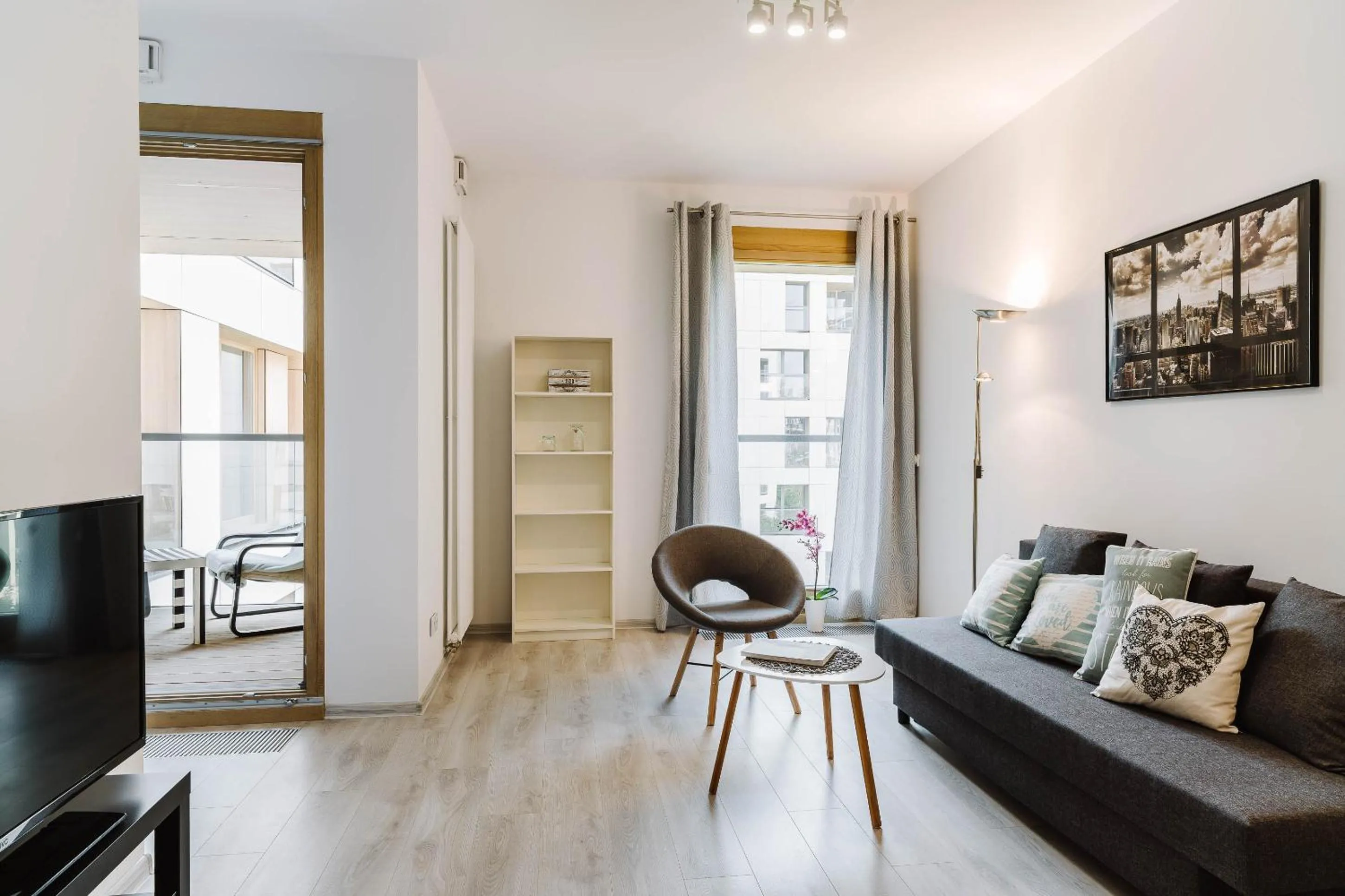 Living room in Warsaw Aparthotel