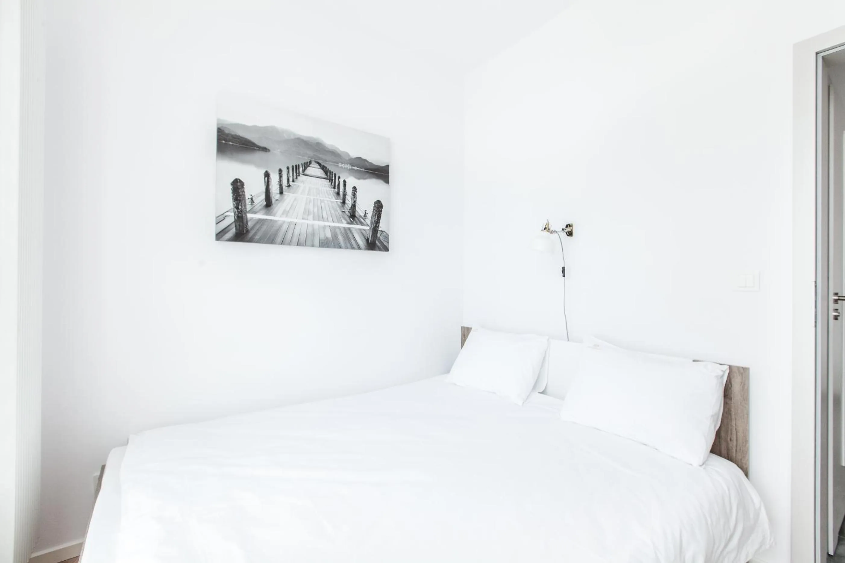 Bed in Warsaw Aparthotel