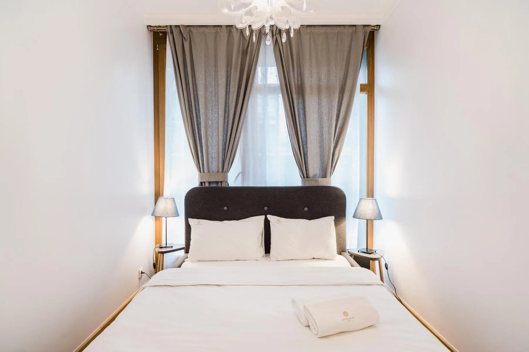 Bed in Warsaw Aparthotel