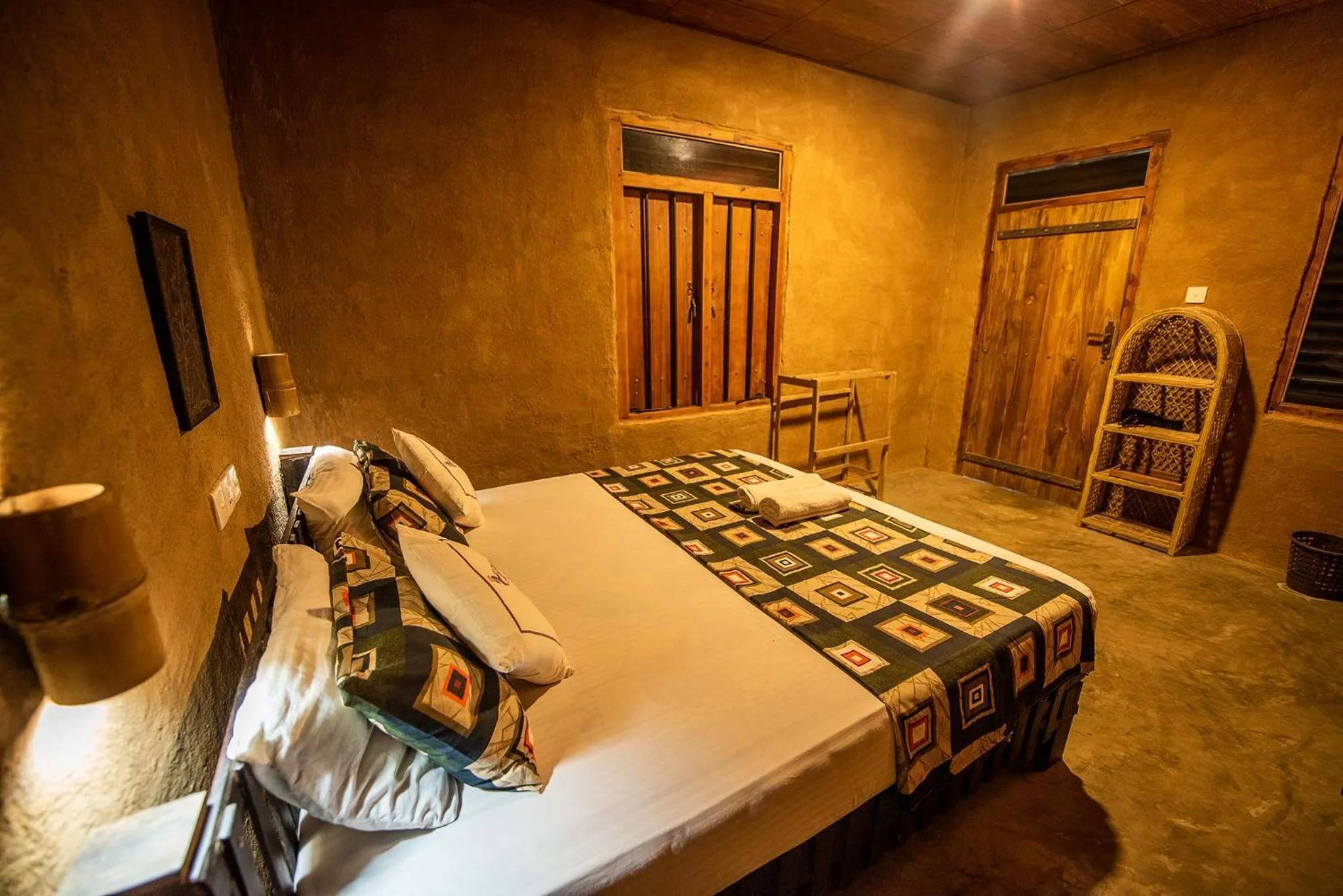 Deluxe Double Room - single occupancy in Private Organic House