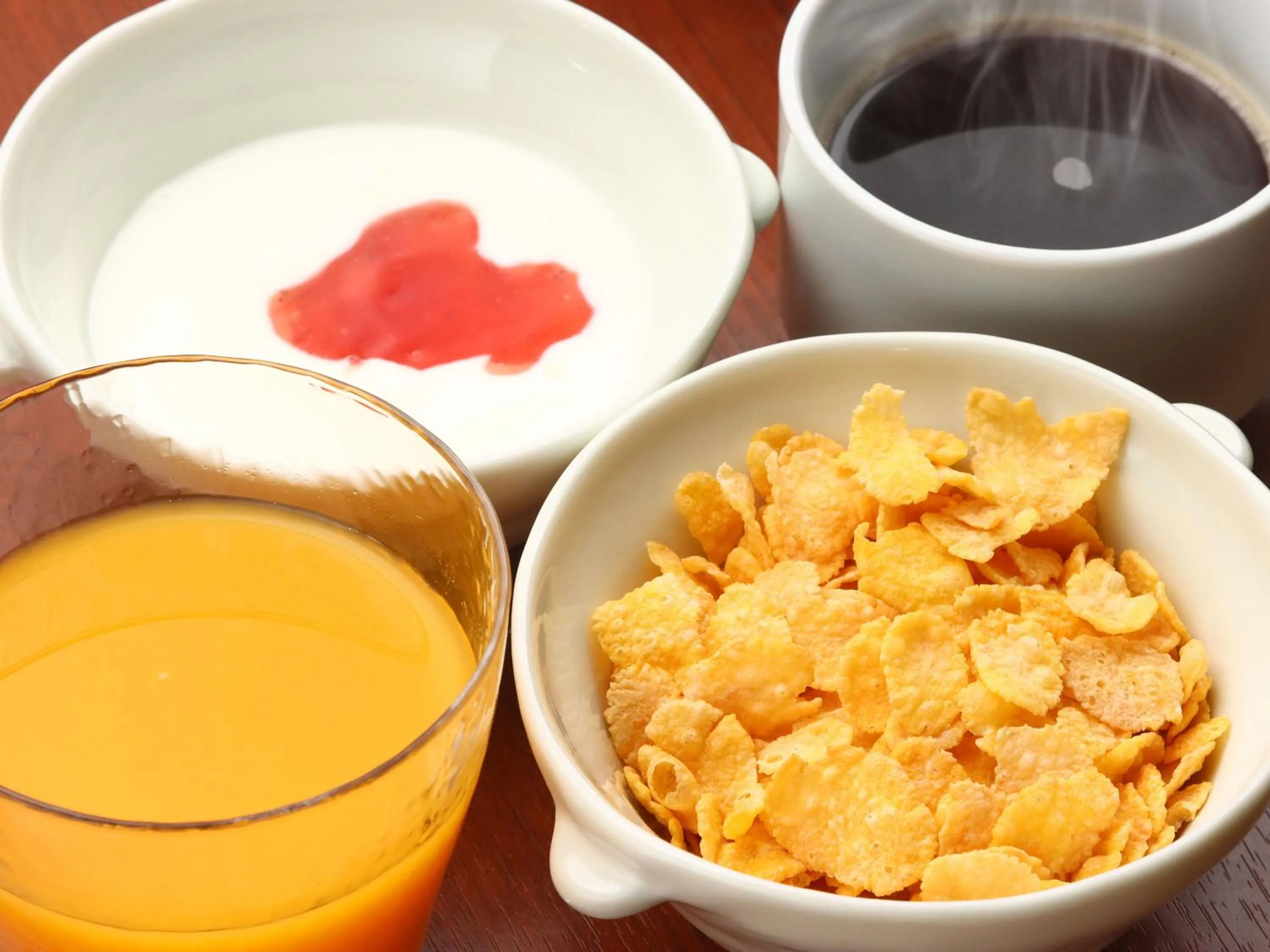 Buffet breakfast in Hakuba Tsugaike Sunrise Tanne