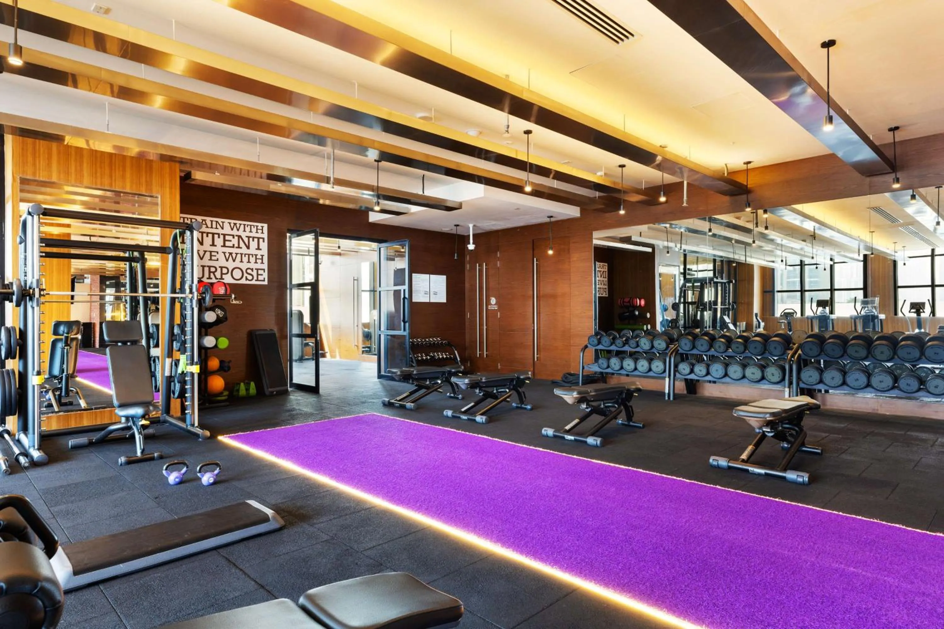 Fitness centre/facilities in Hilton Dubai Al Habtoor City