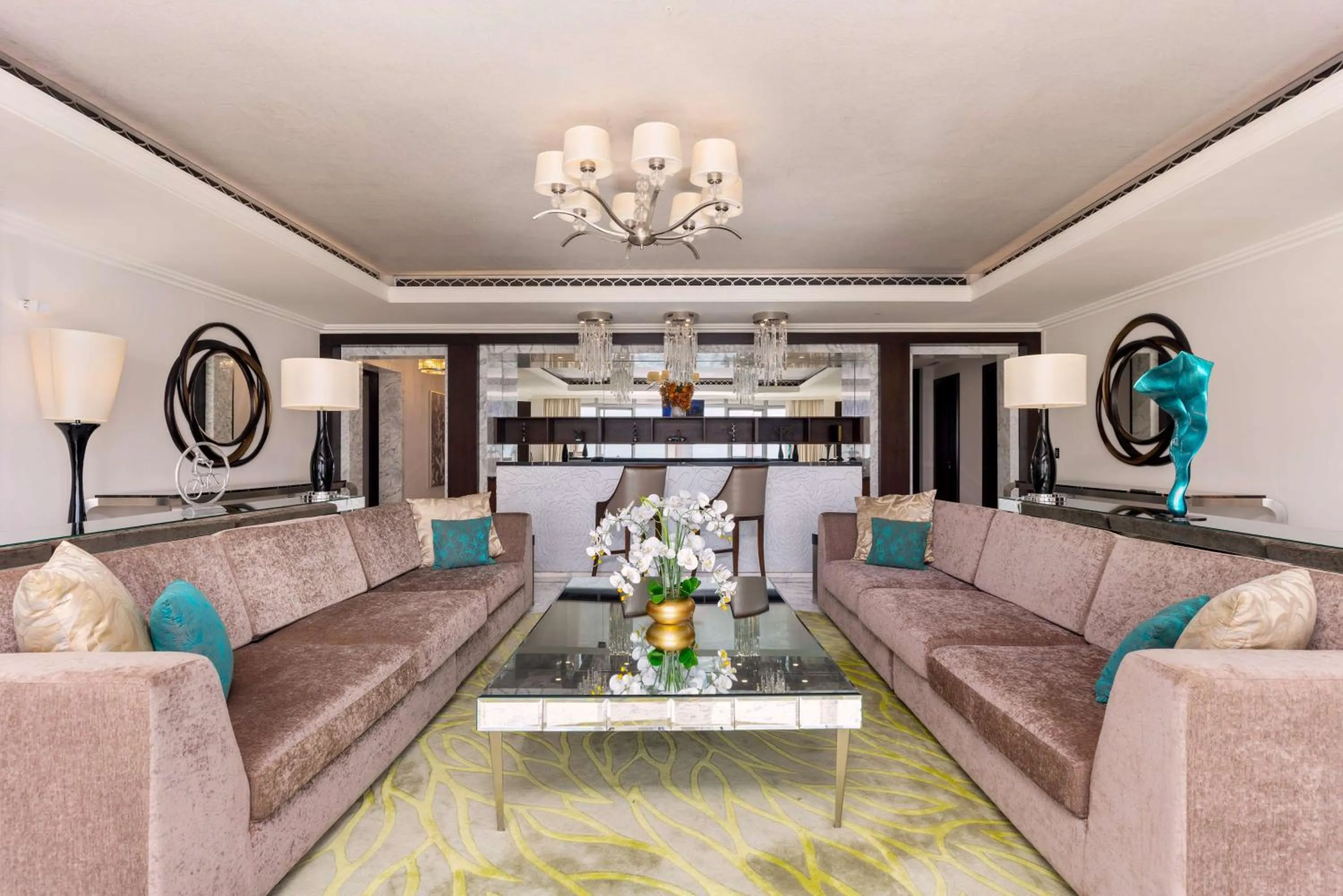 Living room in Hilton Dubai Al Habtoor City