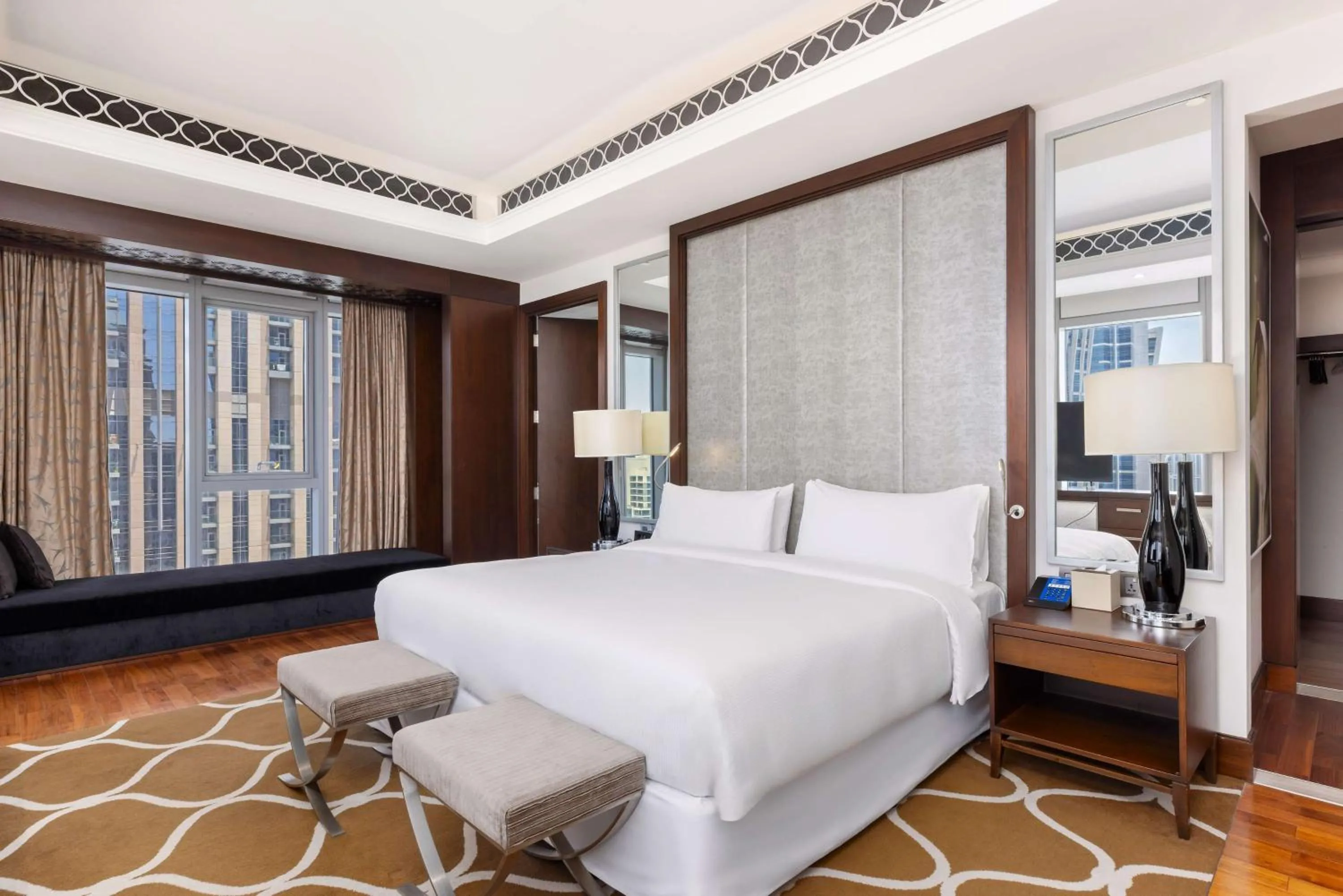 Bed in Hilton Dubai Al Habtoor City