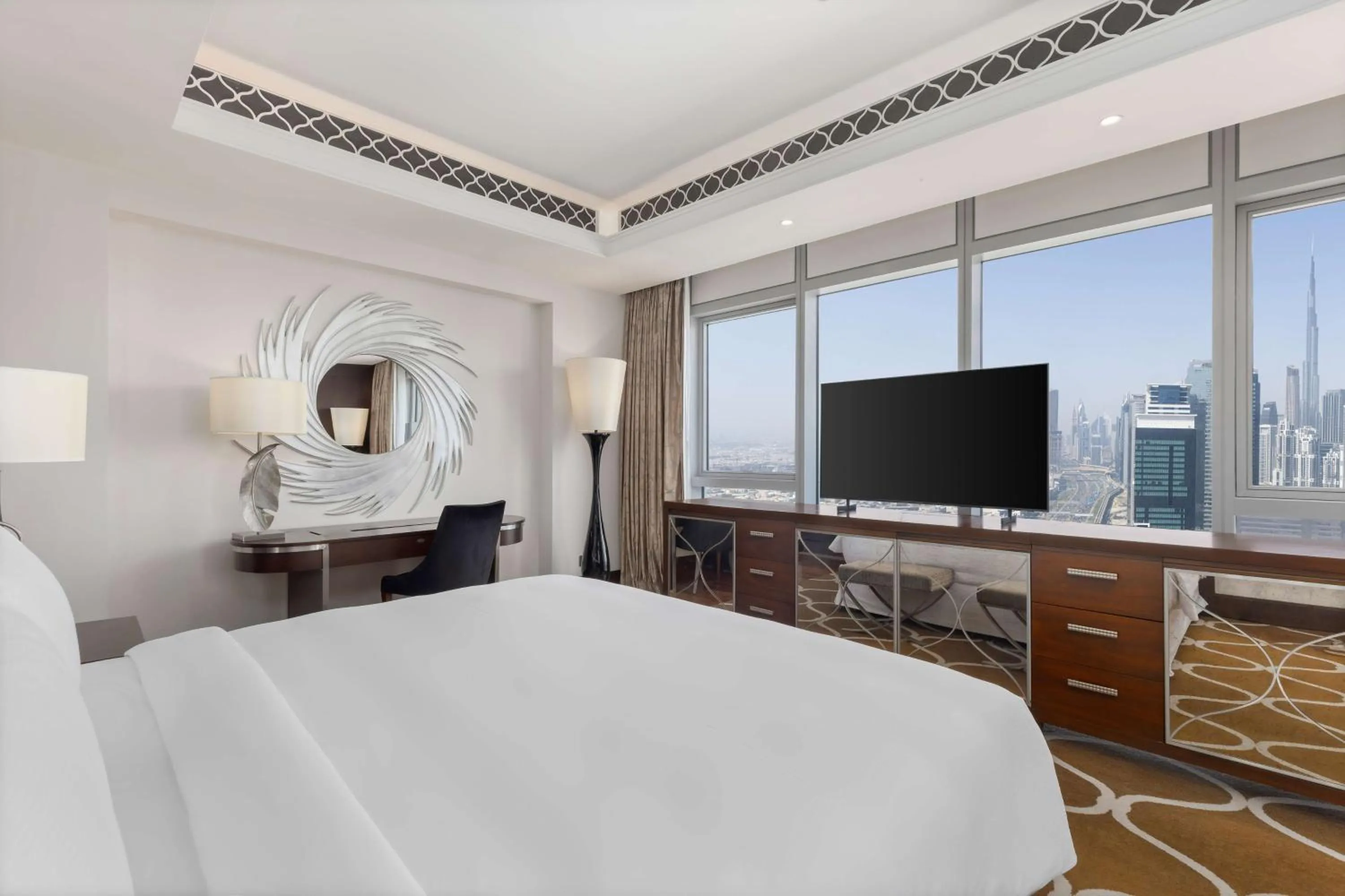 Bed in Hilton Dubai Al Habtoor City