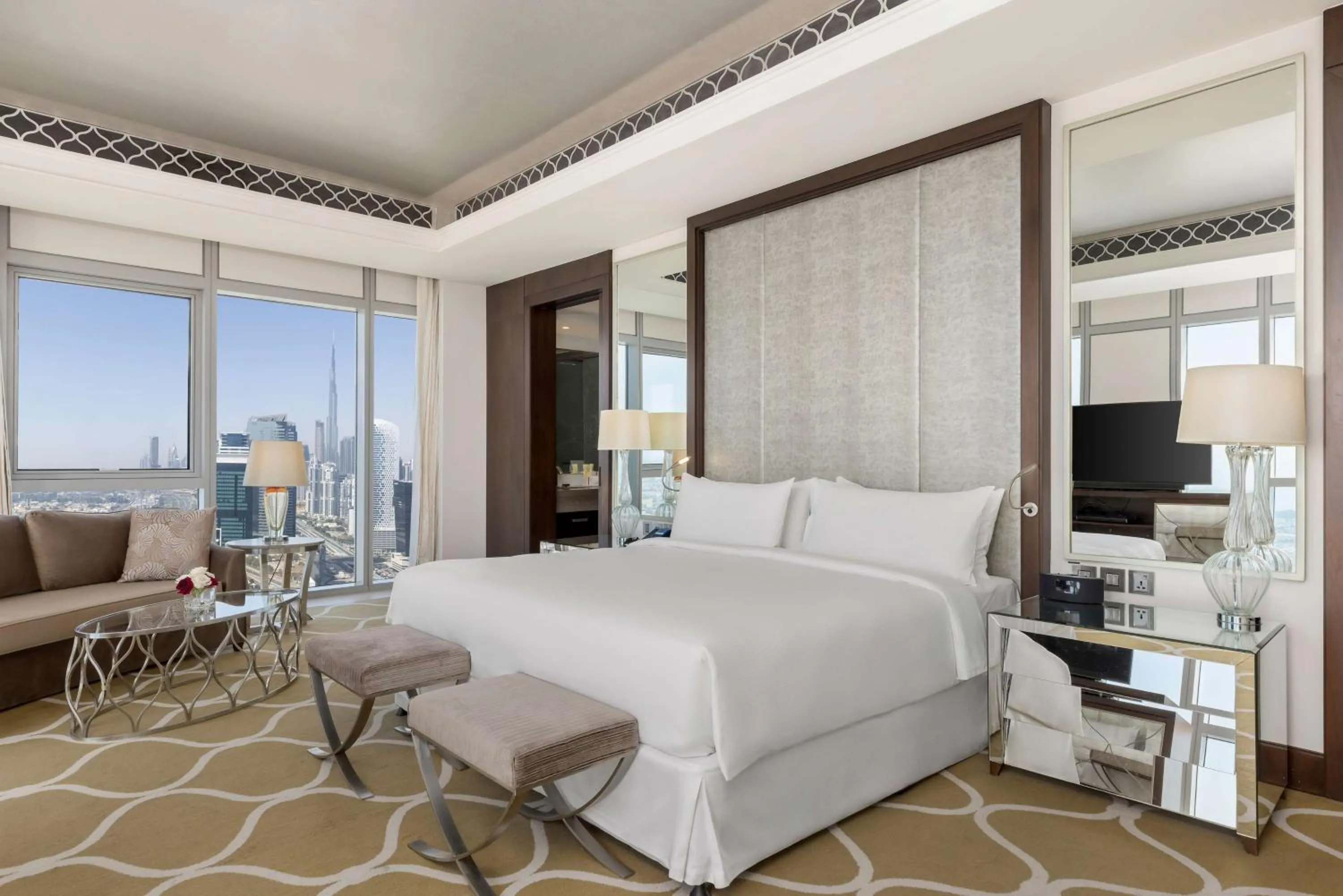 Bed in Hilton Dubai Al Habtoor City