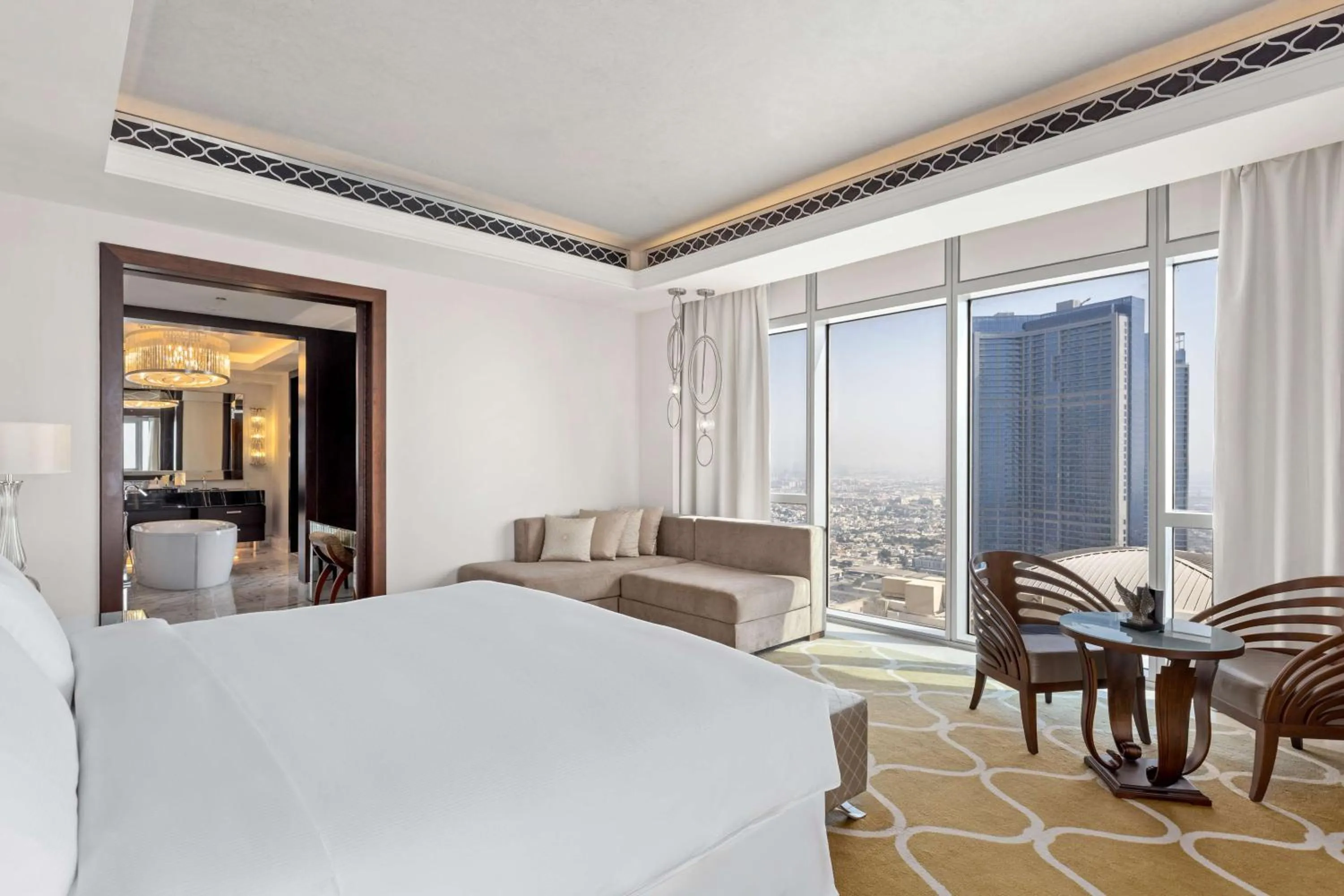 Bed in Hilton Dubai Al Habtoor City