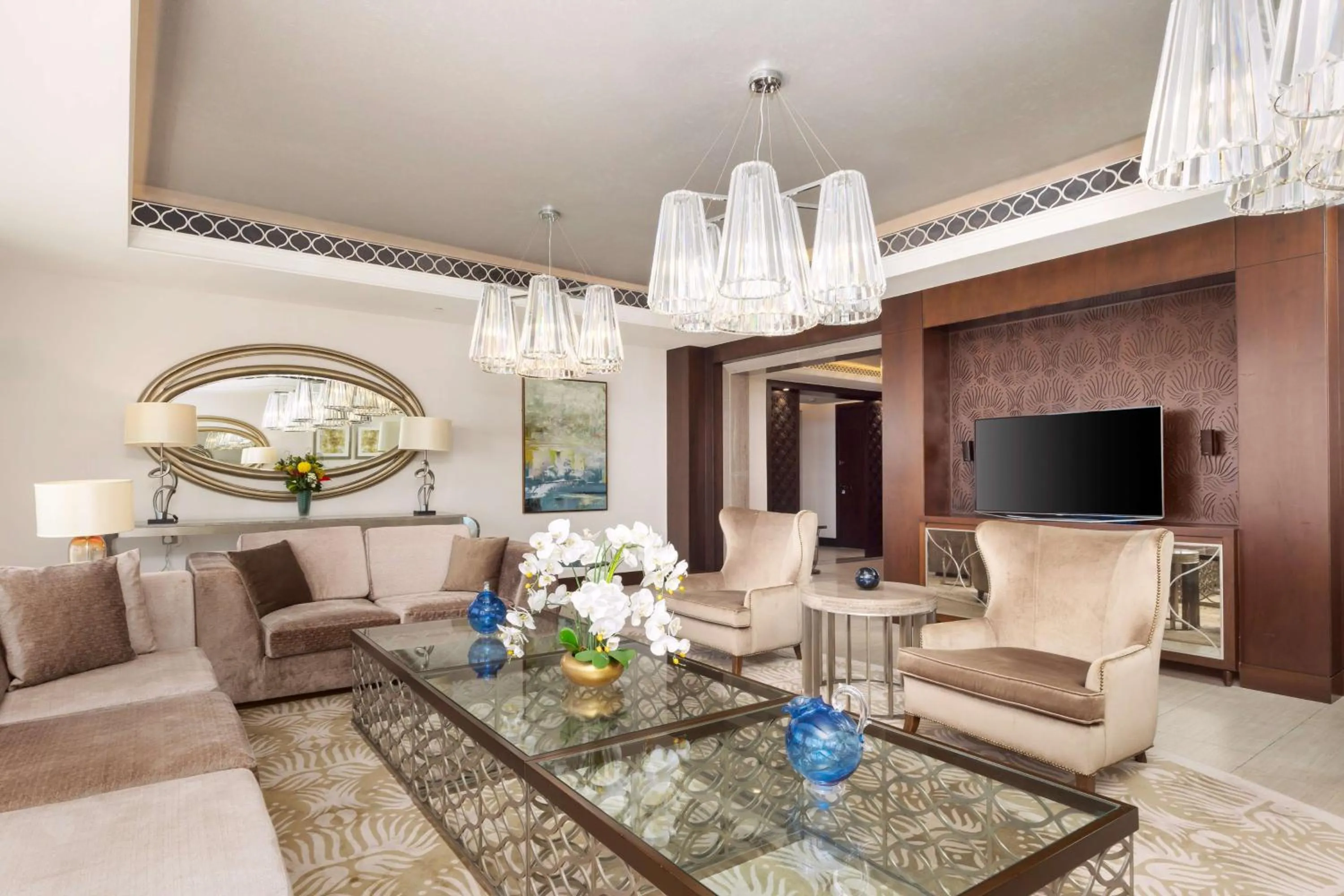 Living room in Hilton Dubai Al Habtoor City