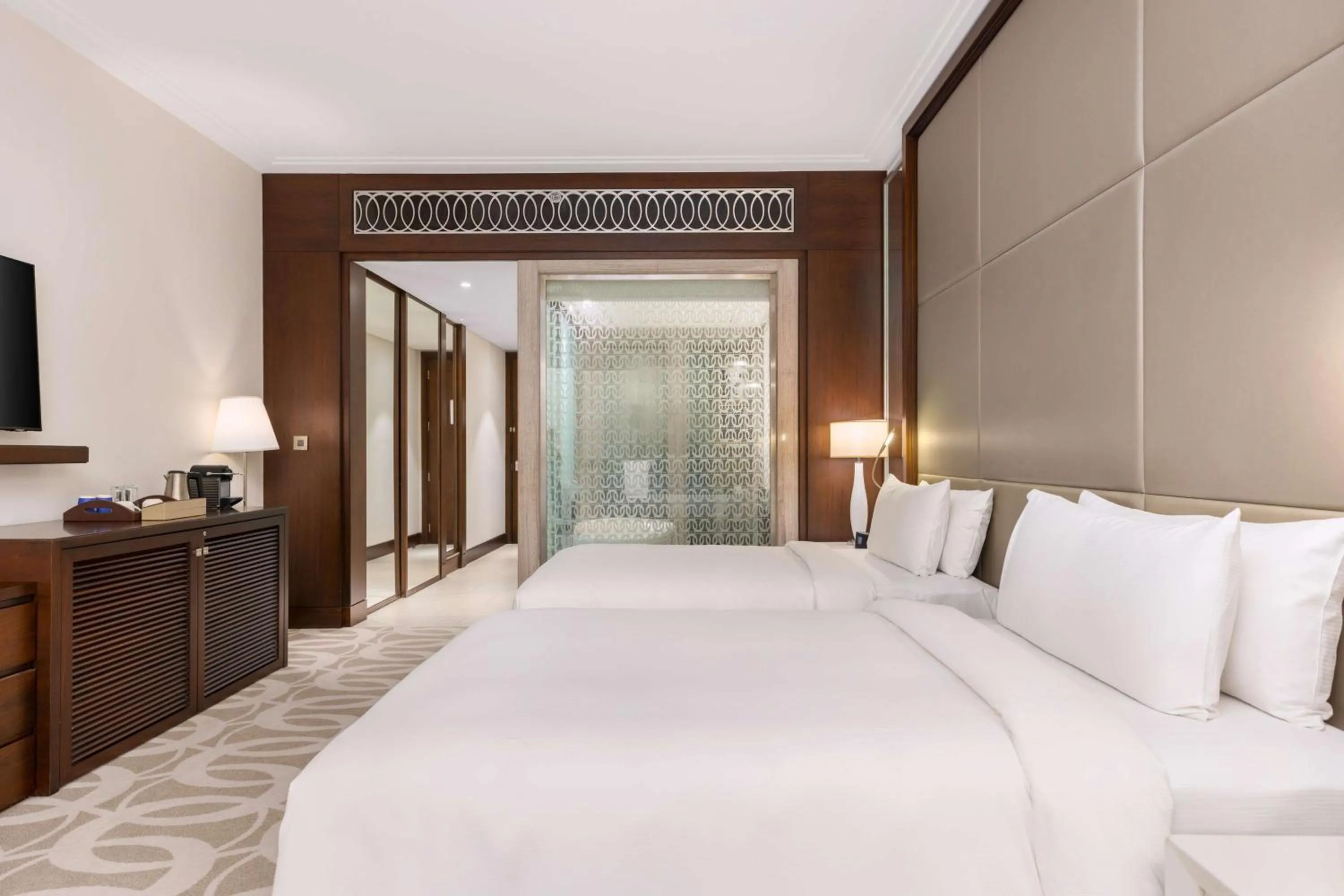Bed in Hilton Dubai Al Habtoor City