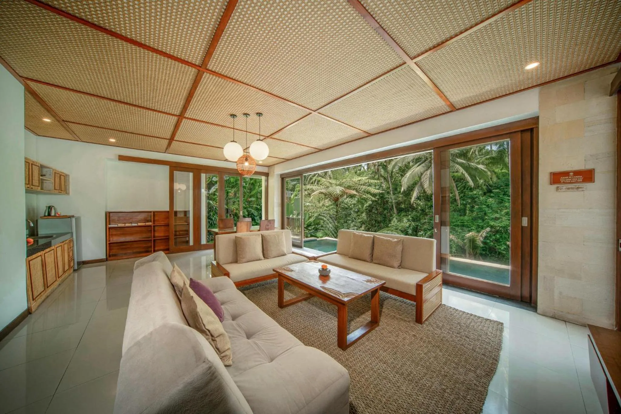 Living room in Dedary Resort & Spa Ubud by Ini Vie Hospitality