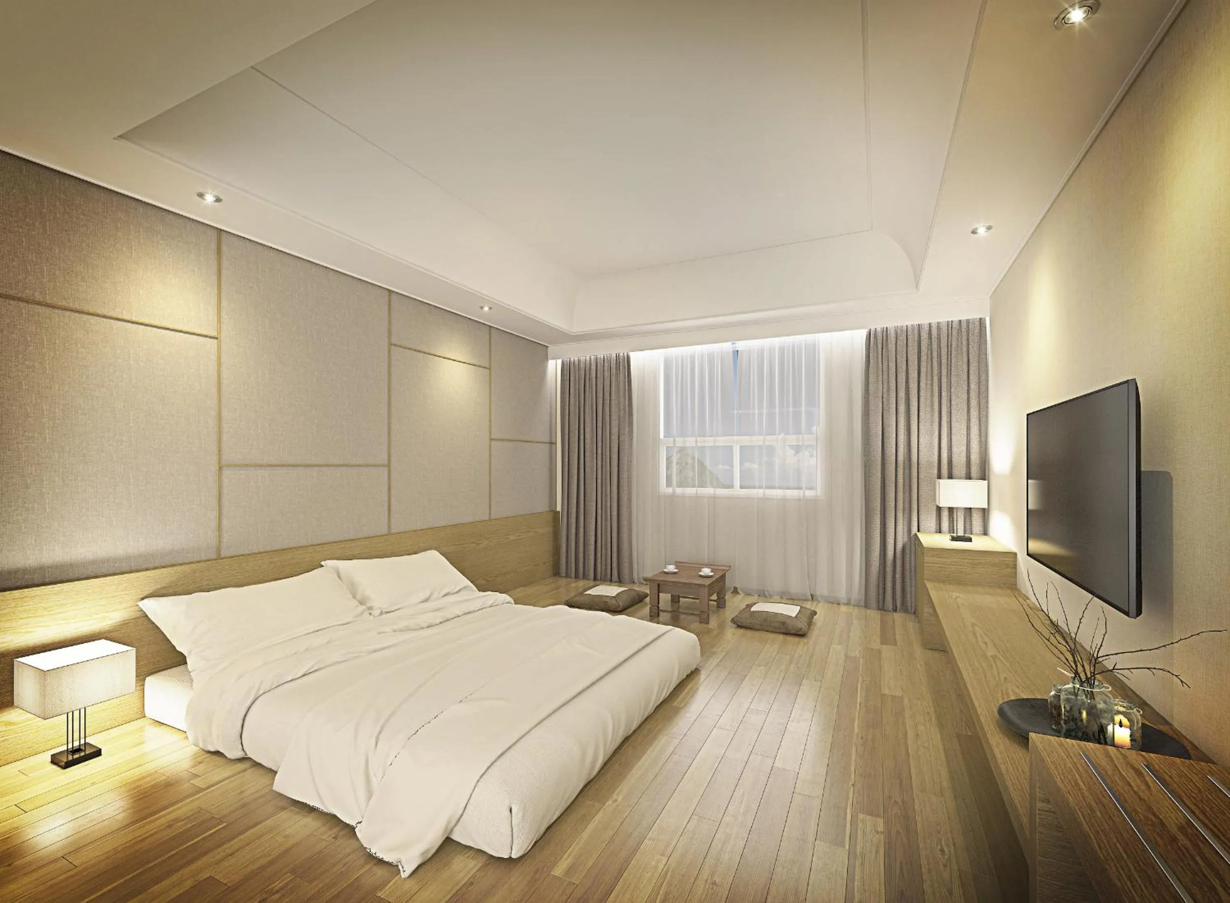 Photo of the whole room, Bed in Crown Hotel Changwon
