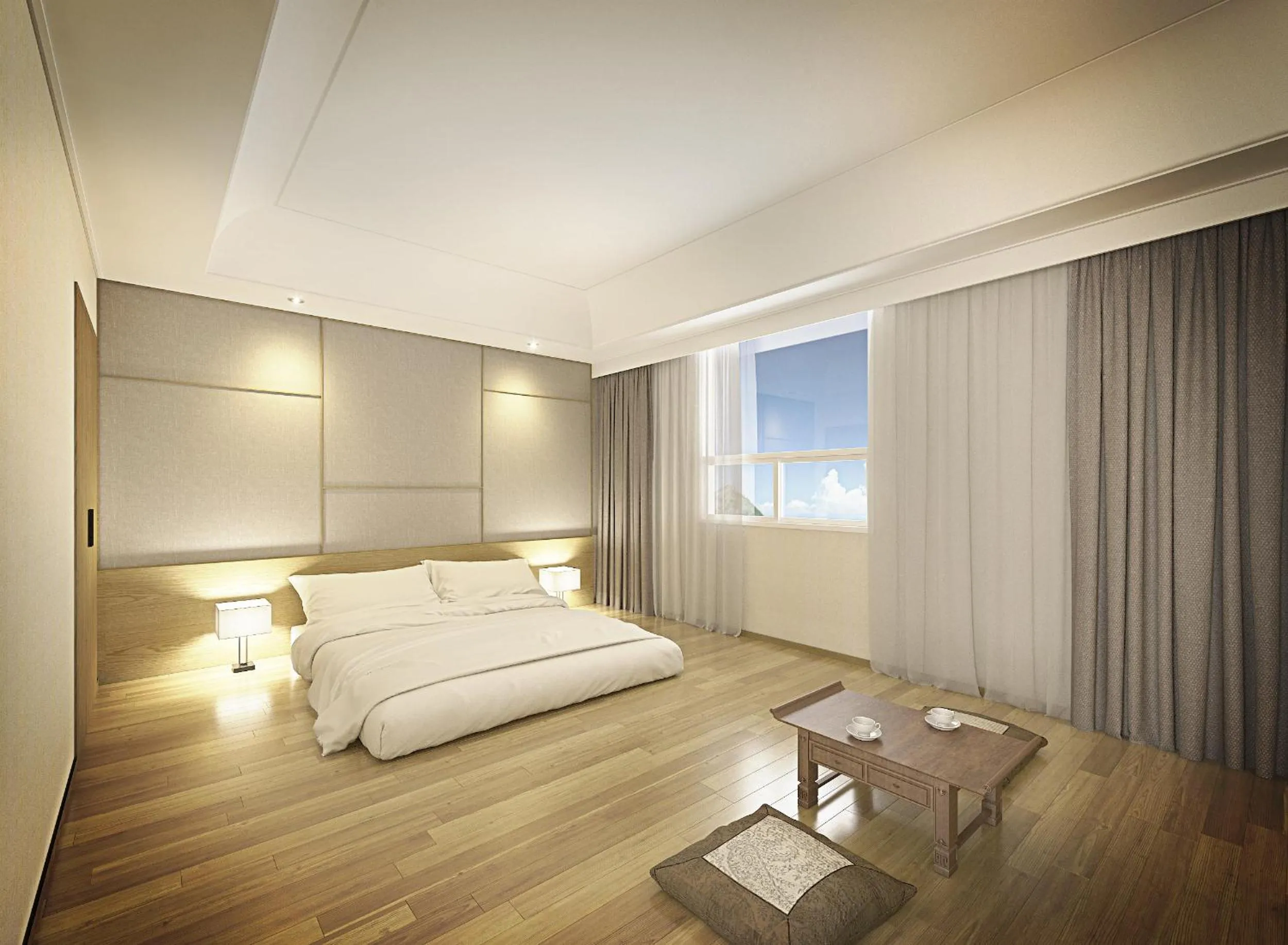 Photo of the whole room, Bed in Crown Hotel Changwon