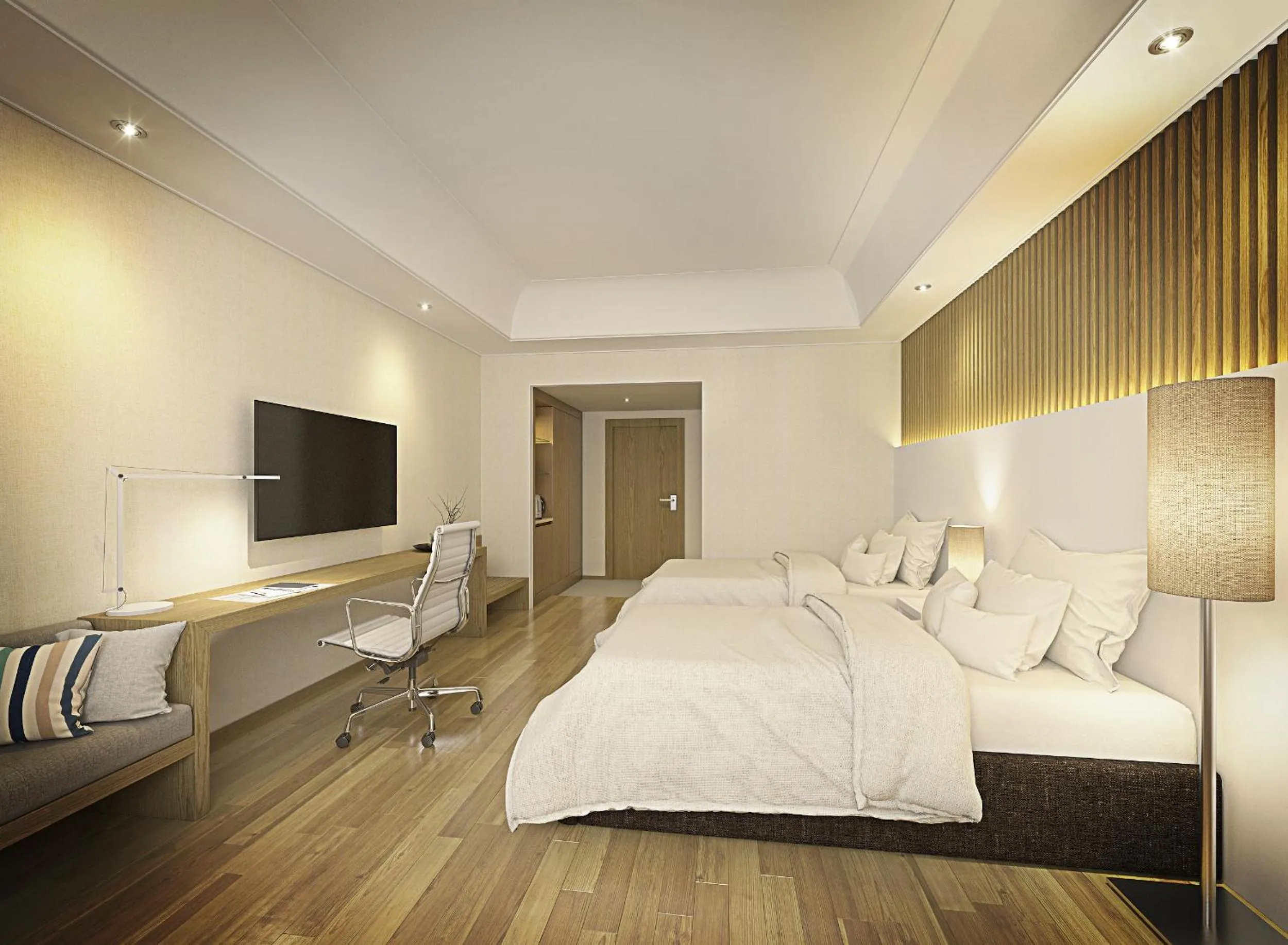 Bedroom, Bed in Crown Hotel Changwon