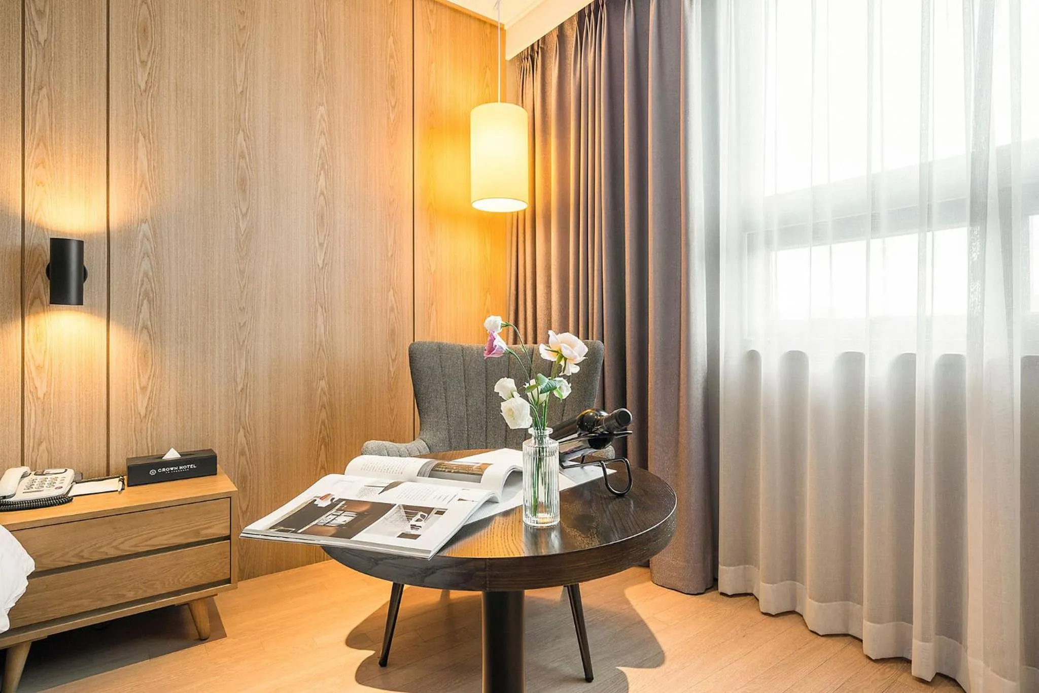 Seating area in Crown Hotel Changwon