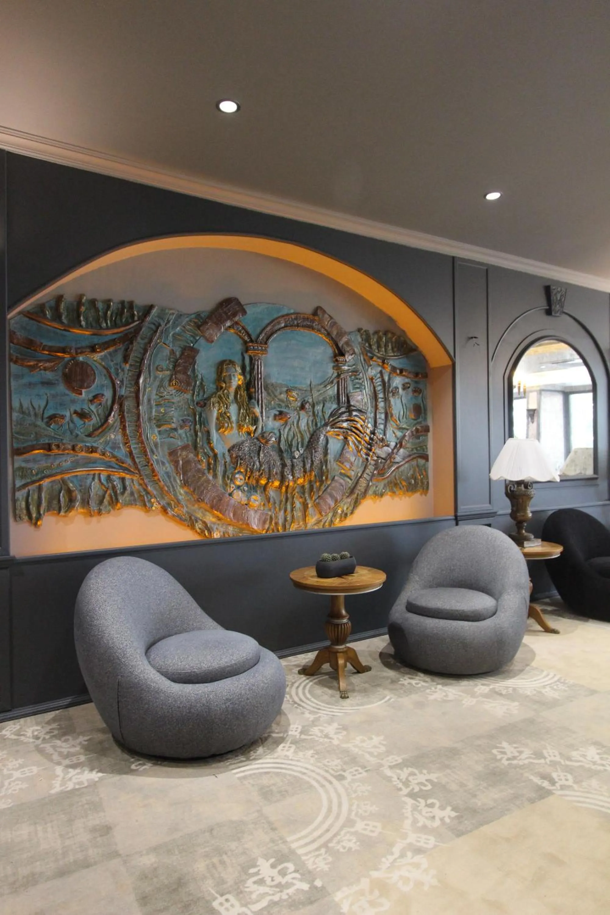 Lobby or reception in Funda Hotel