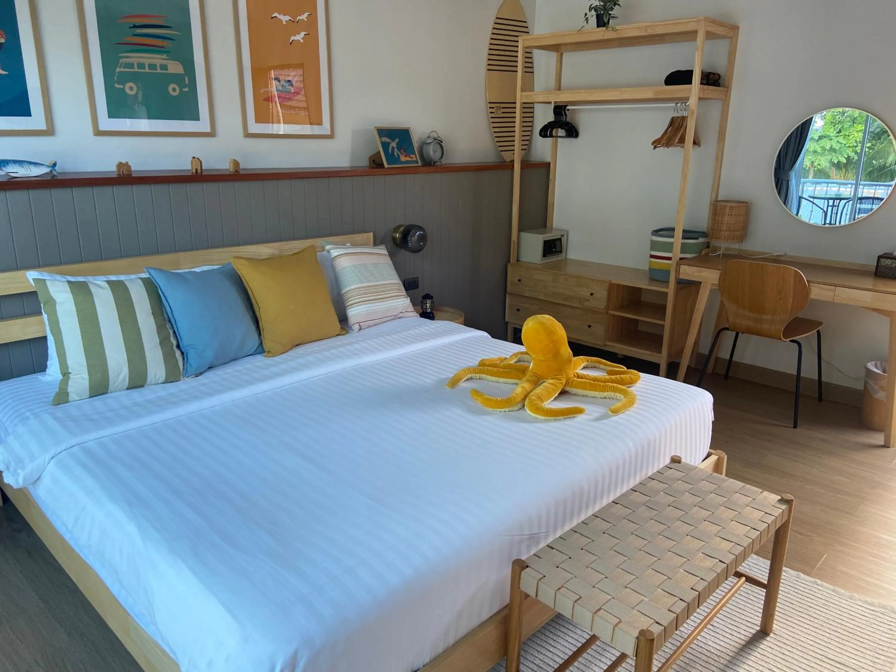 Bed in MJ Boutique Hotel Khao Lak
