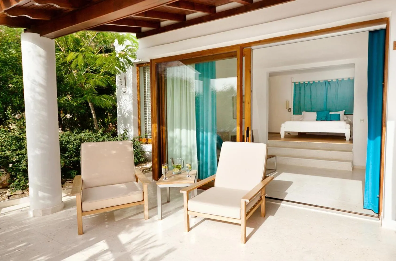 Patio in Hotel Villa Mahal