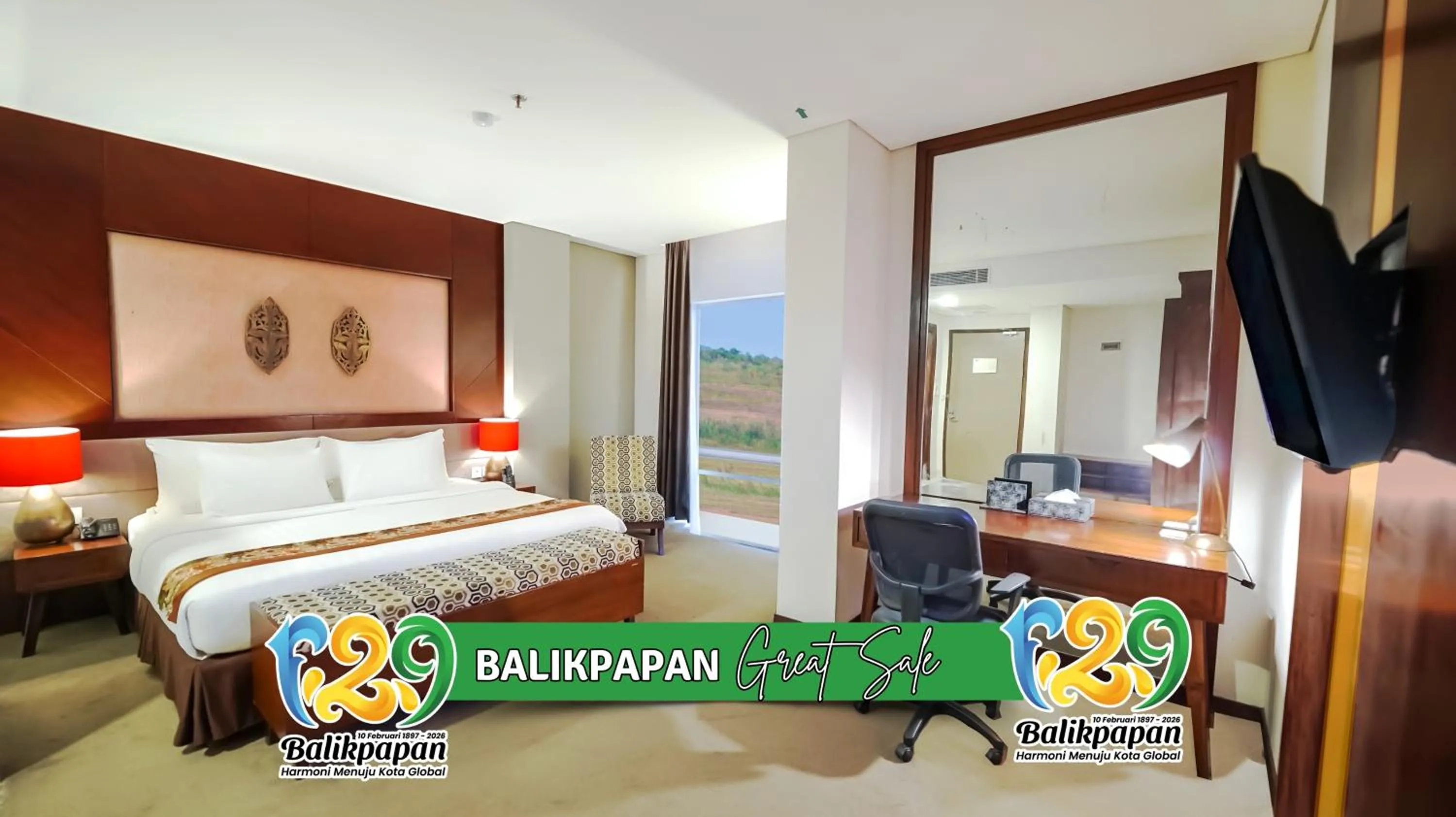 Bed in Grand Tjokro Hotel Balikpapan