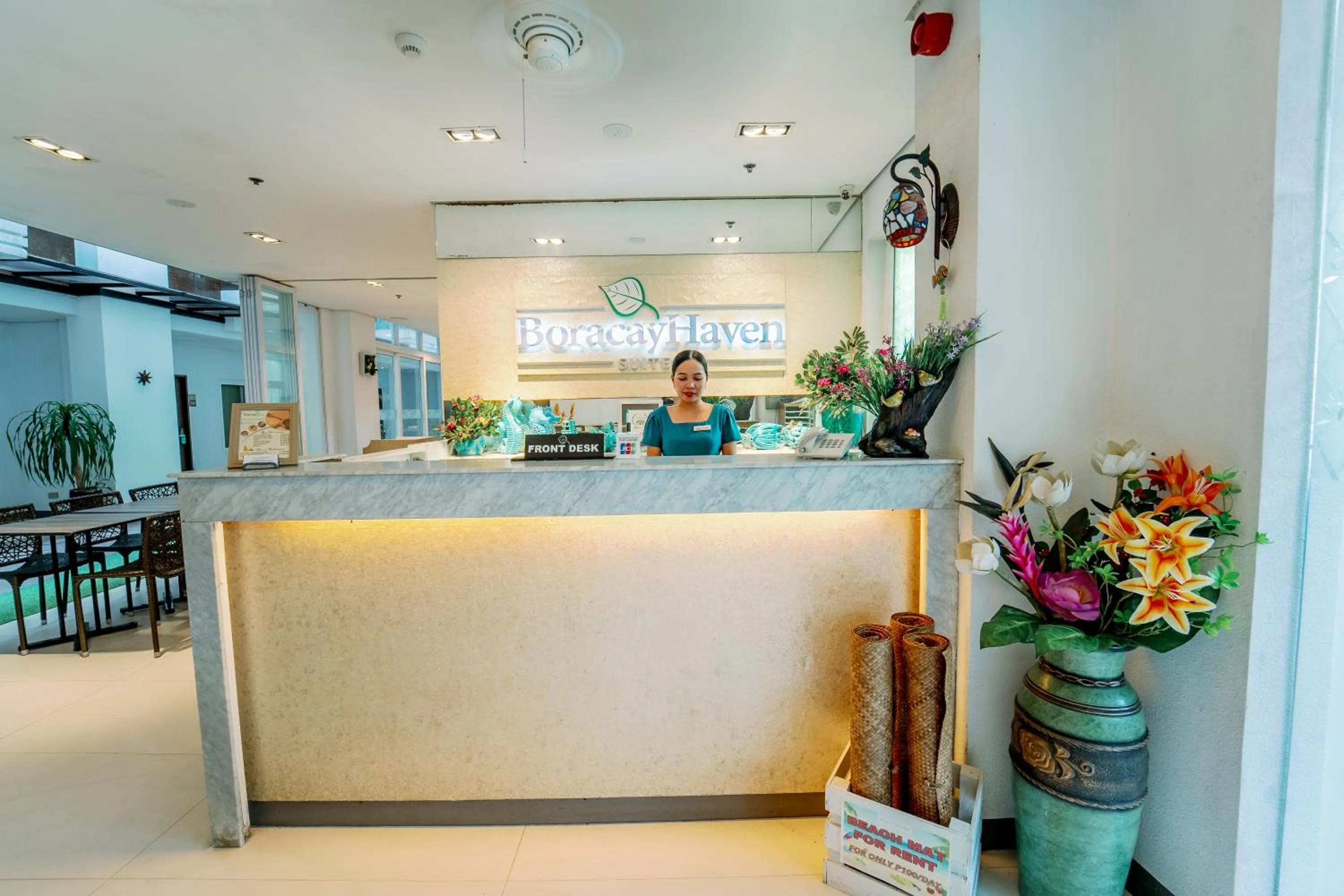 Lobby or reception in Boracay Haven Suites