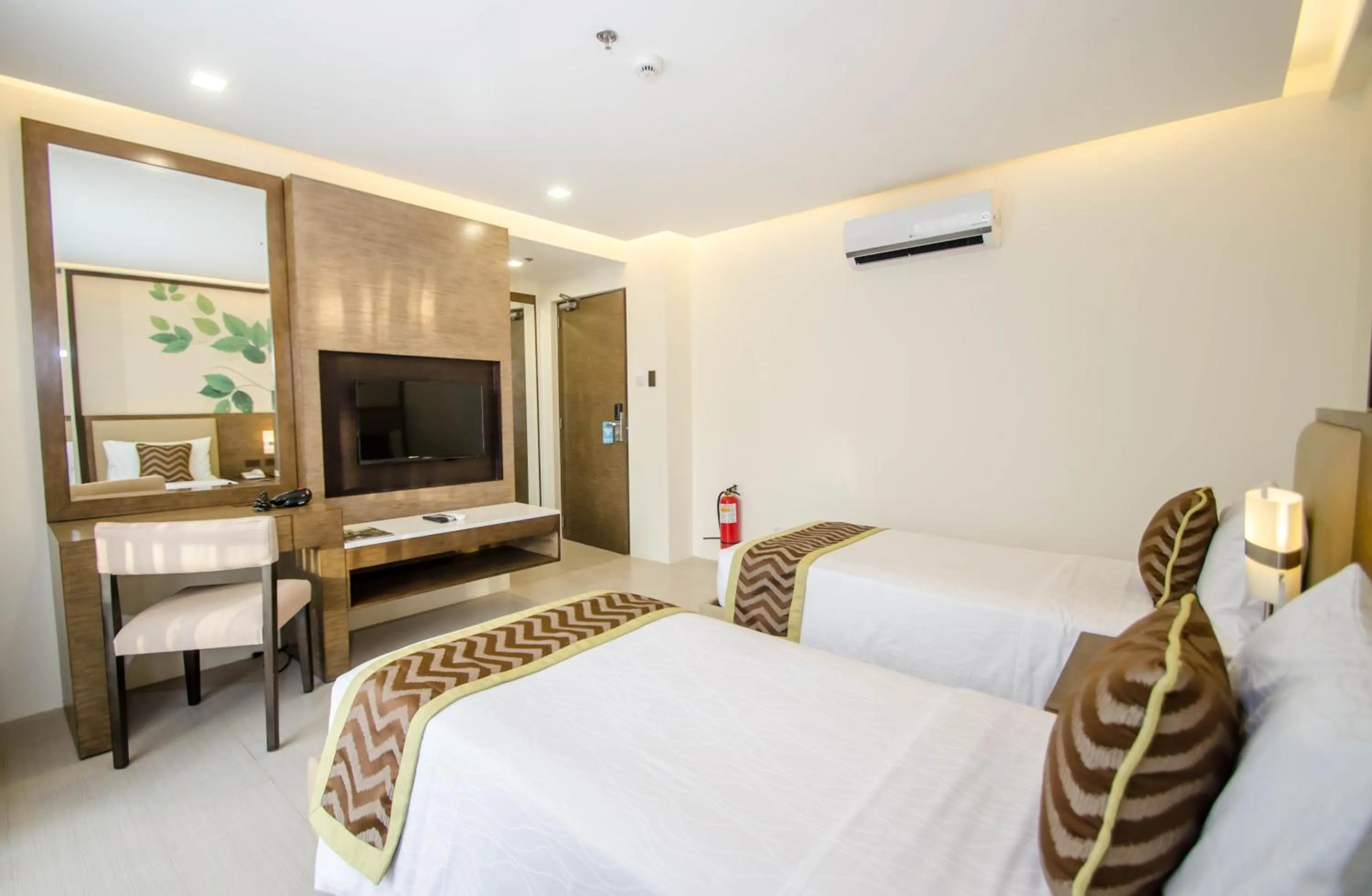 Photo of the whole room, Bed in Boracay Haven Suites