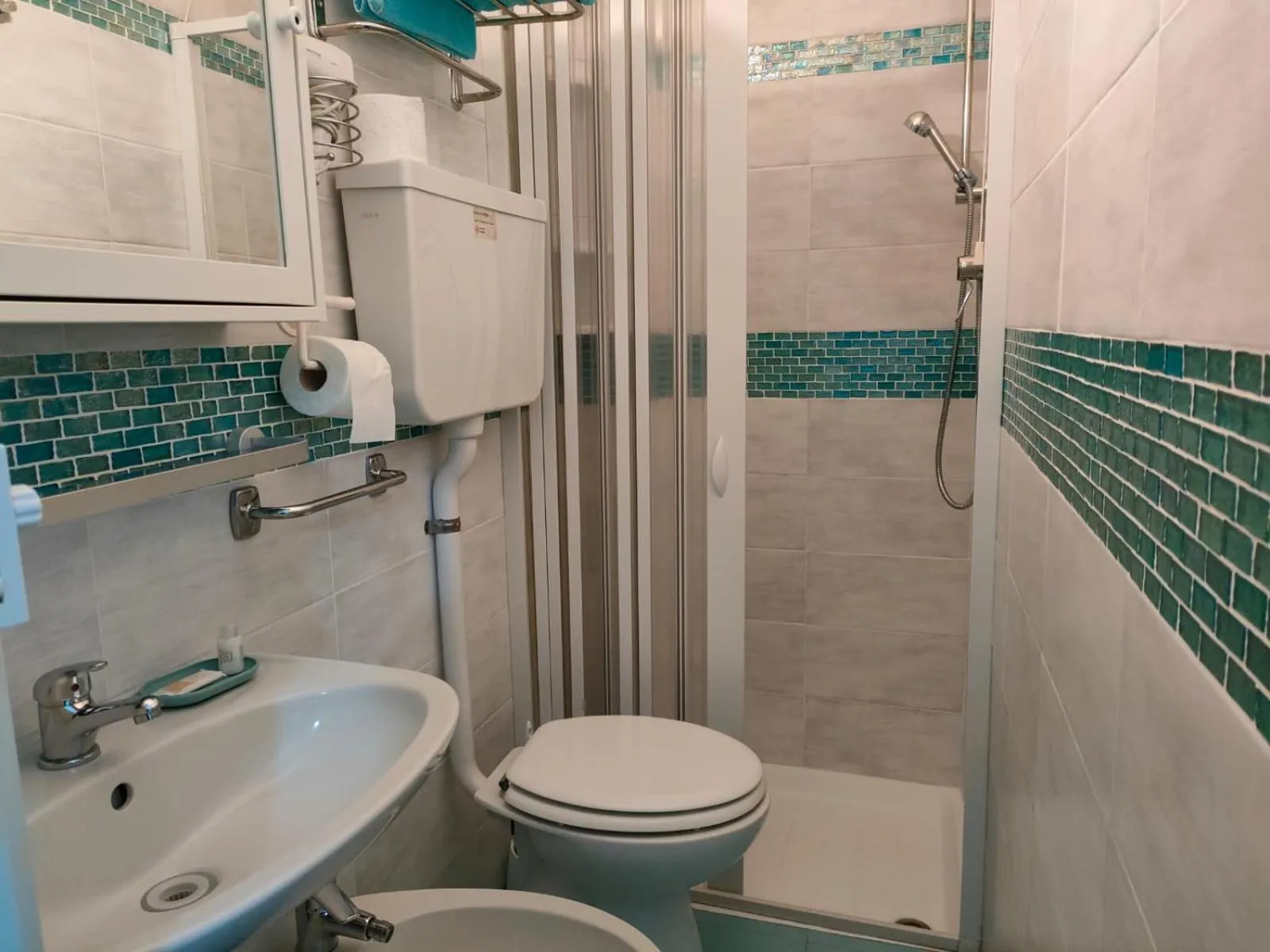 Shower in Villa La Lanterna