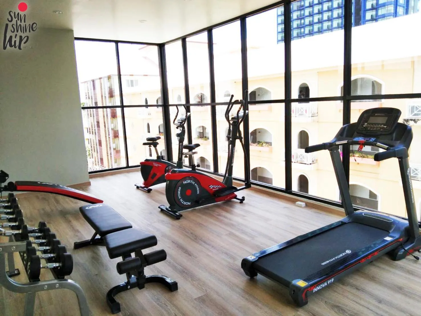 Fitness centre/facilities in Sunshine Hip Hotel
