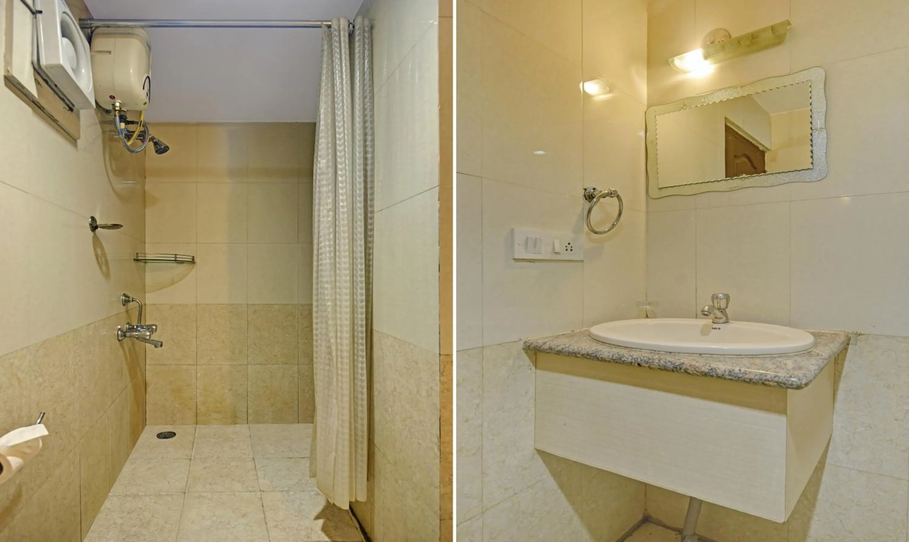 Bathroom in Treebo Savoury Sea Shell Residency