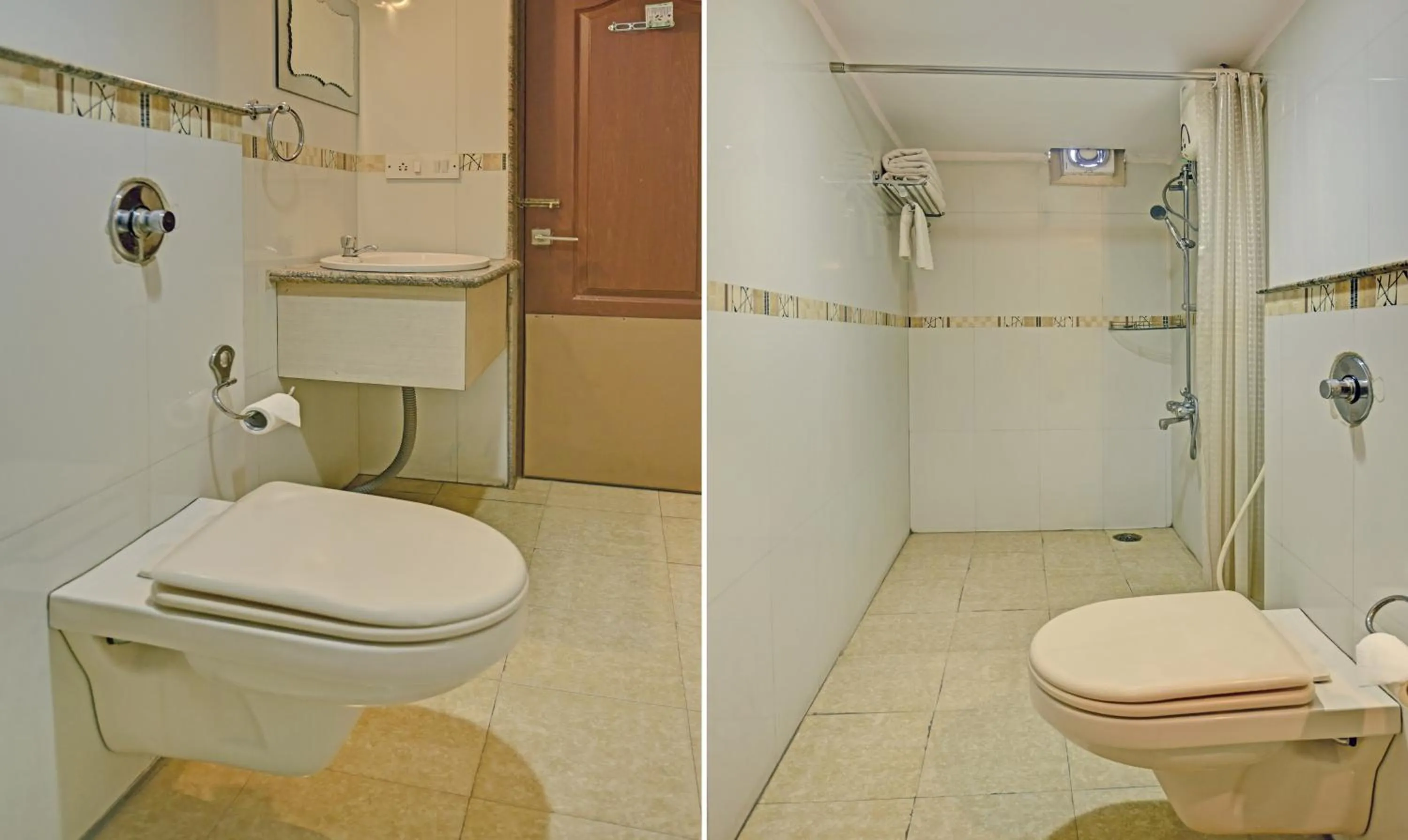 Bathroom in Treebo Savoury Sea Shell Residency