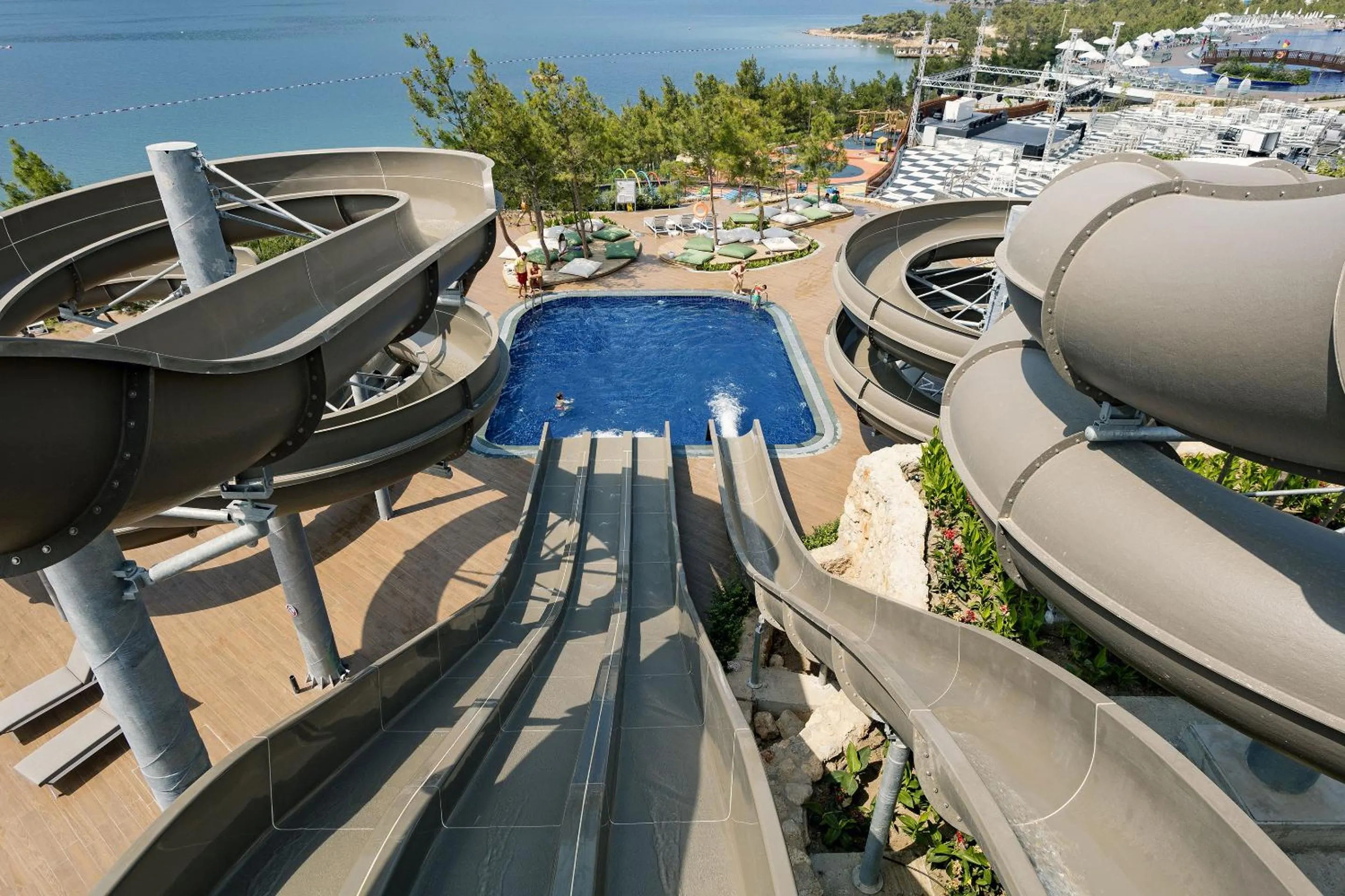 Aqua park in Titanic Luxury Collection Bodrum