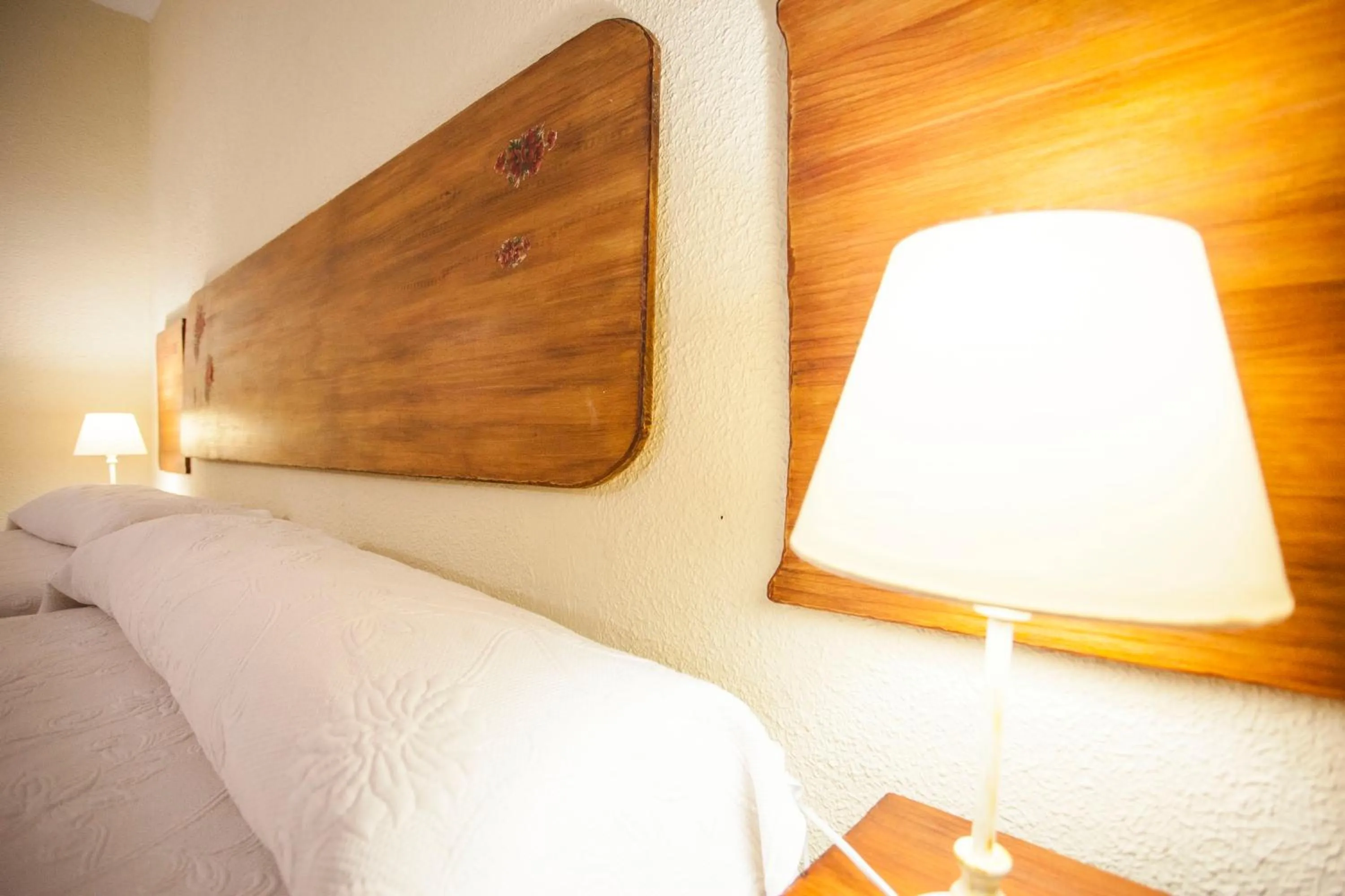 Decorative detail, Bed in Hostal Castilla