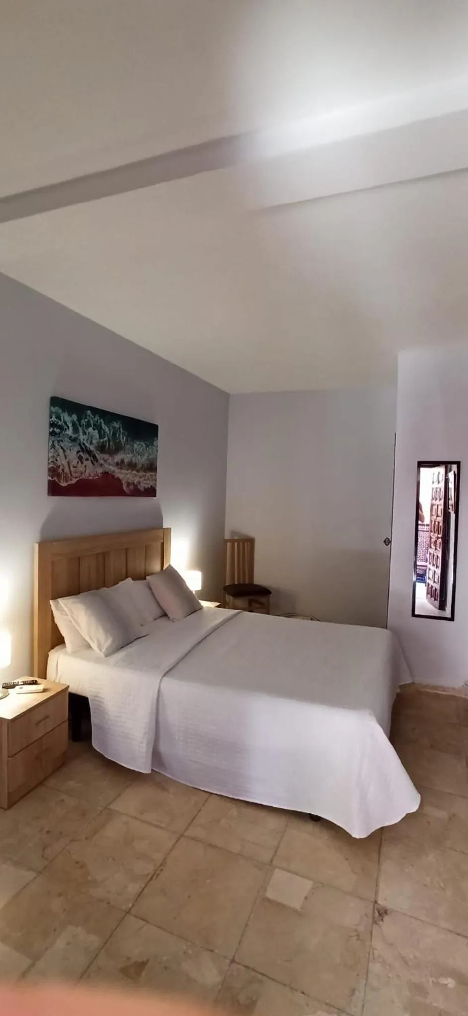 Bed in Hostal Castilla