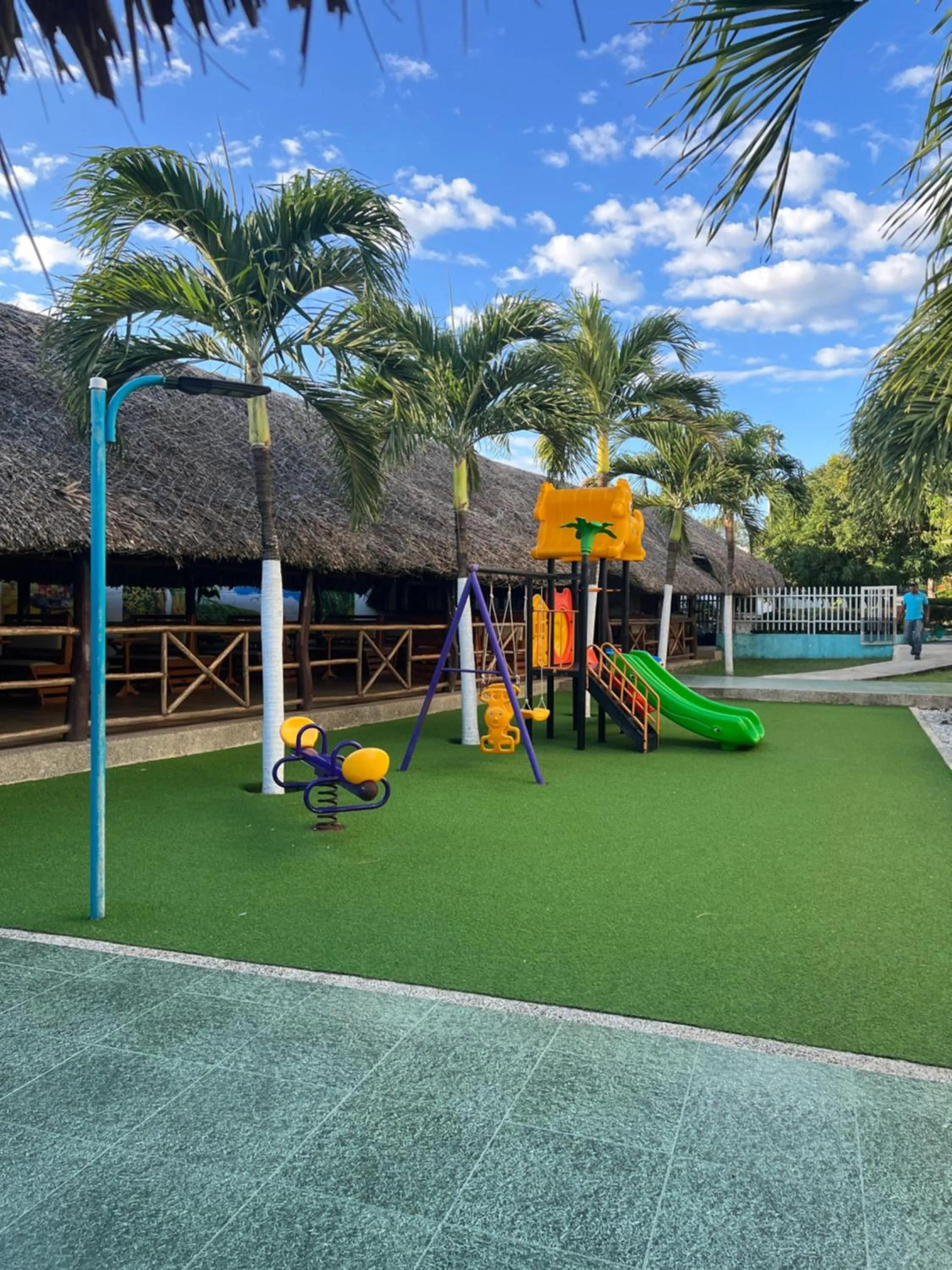 Children play ground in Hotel Campestre El Cisne