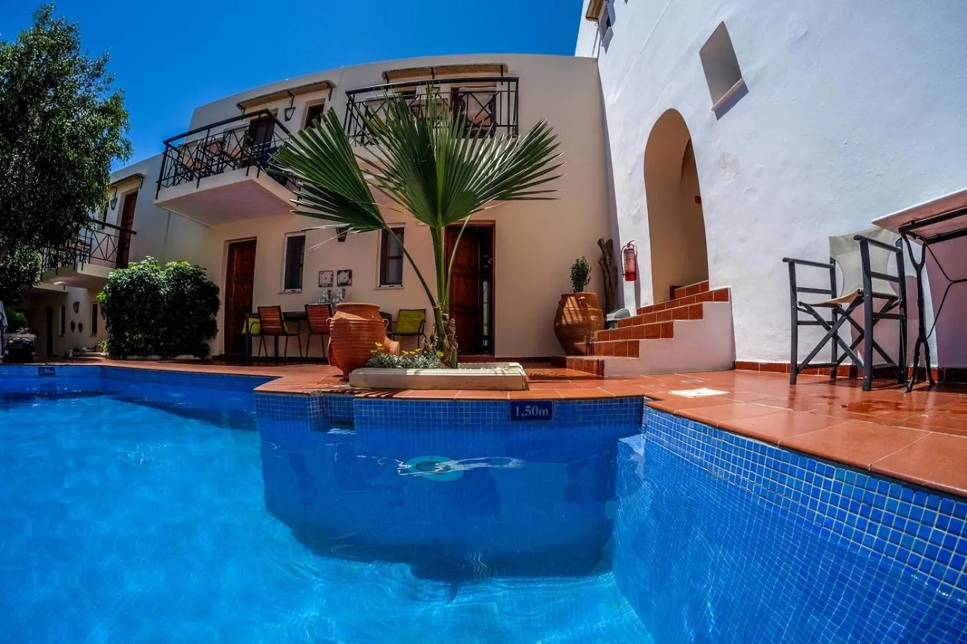 Swimming pool in Calergi Residence - Holidays in Crete
