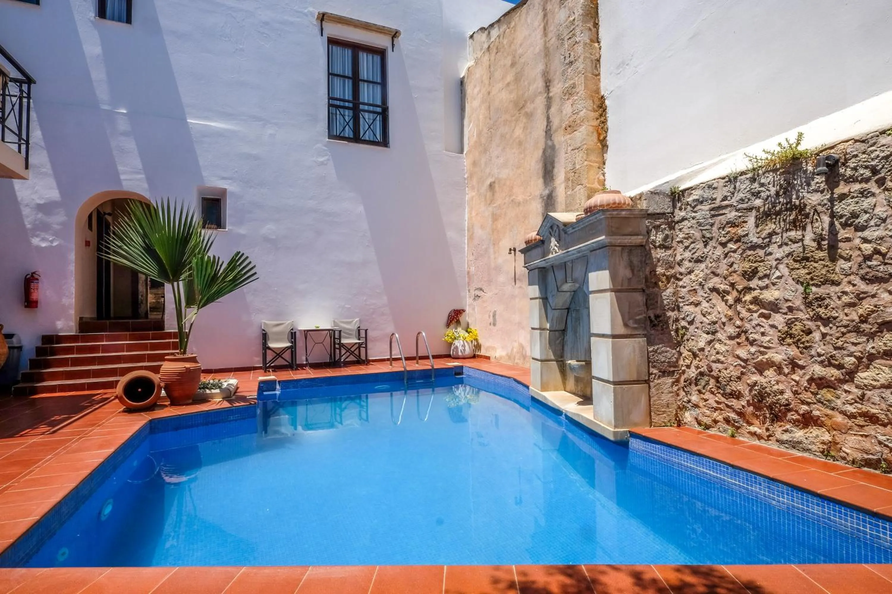 Swimming pool in Calergi Residence - Holidays in Crete