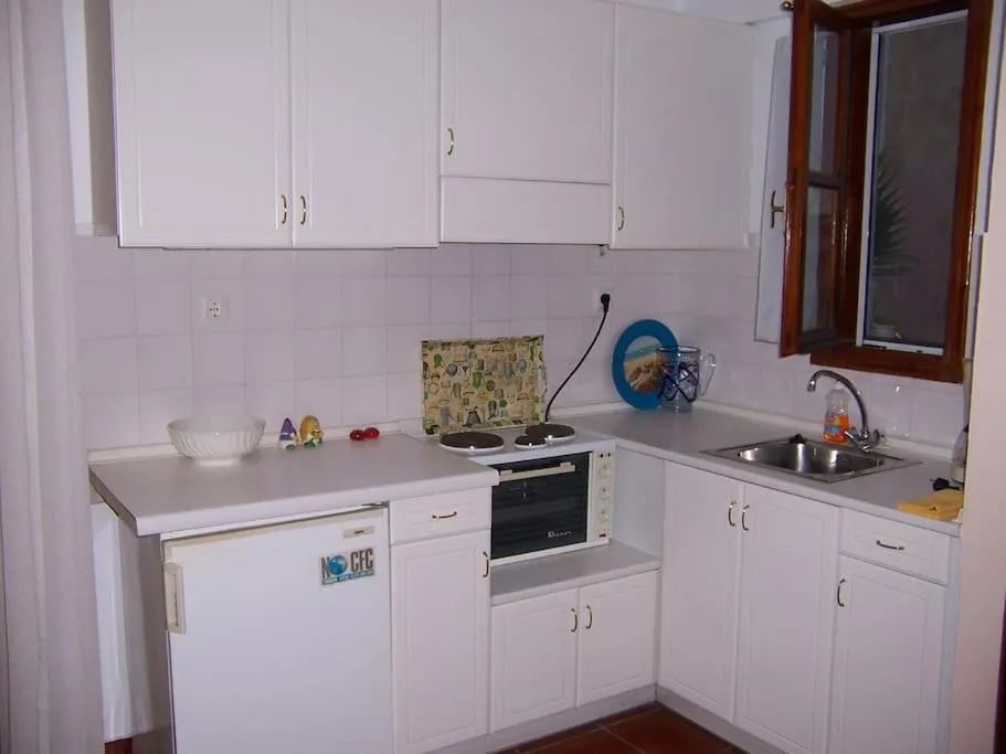 Kitchen or kitchenette in Calergi Residence - Holidays in Crete