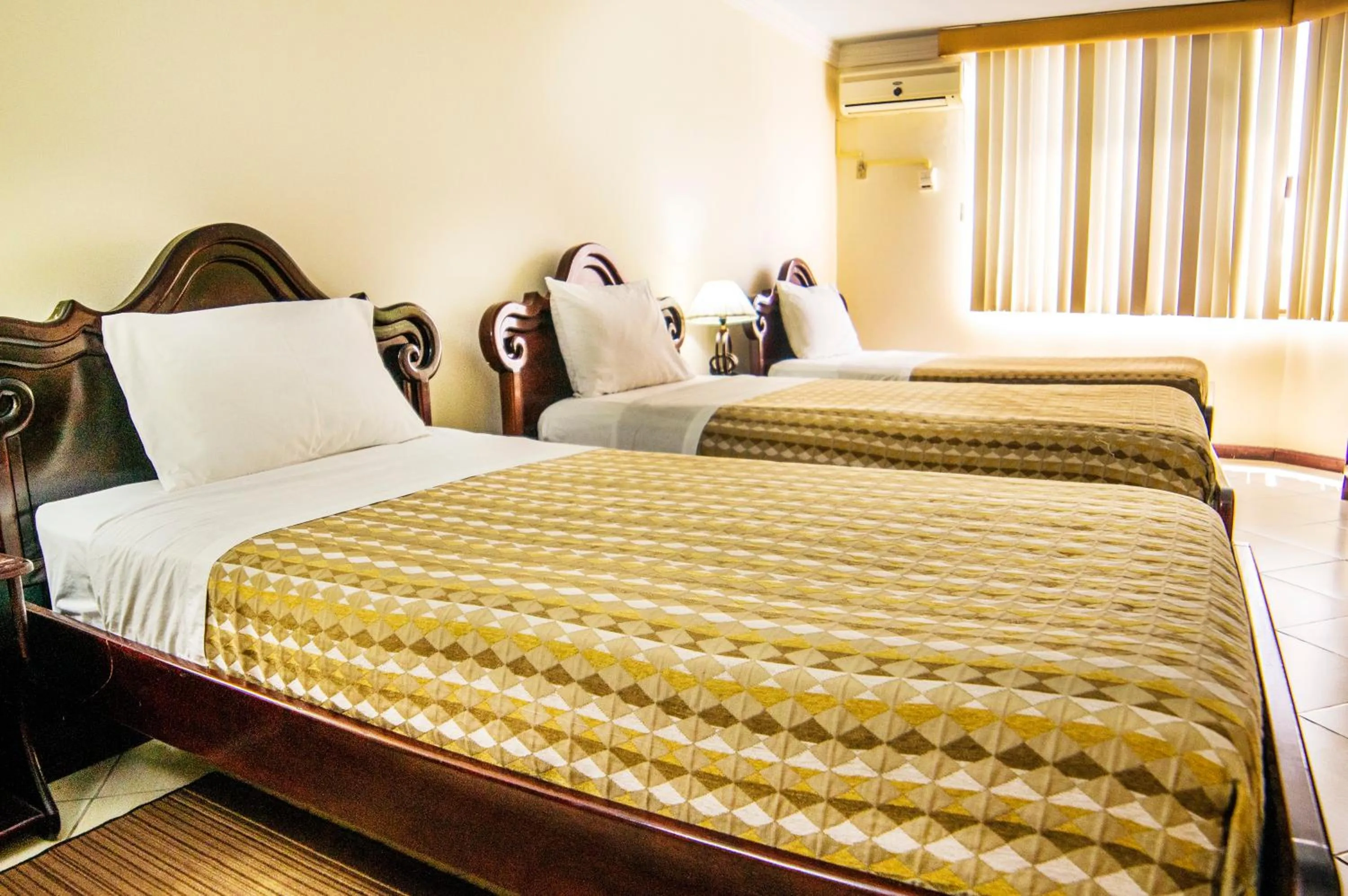 Bed in Hotel El Auca