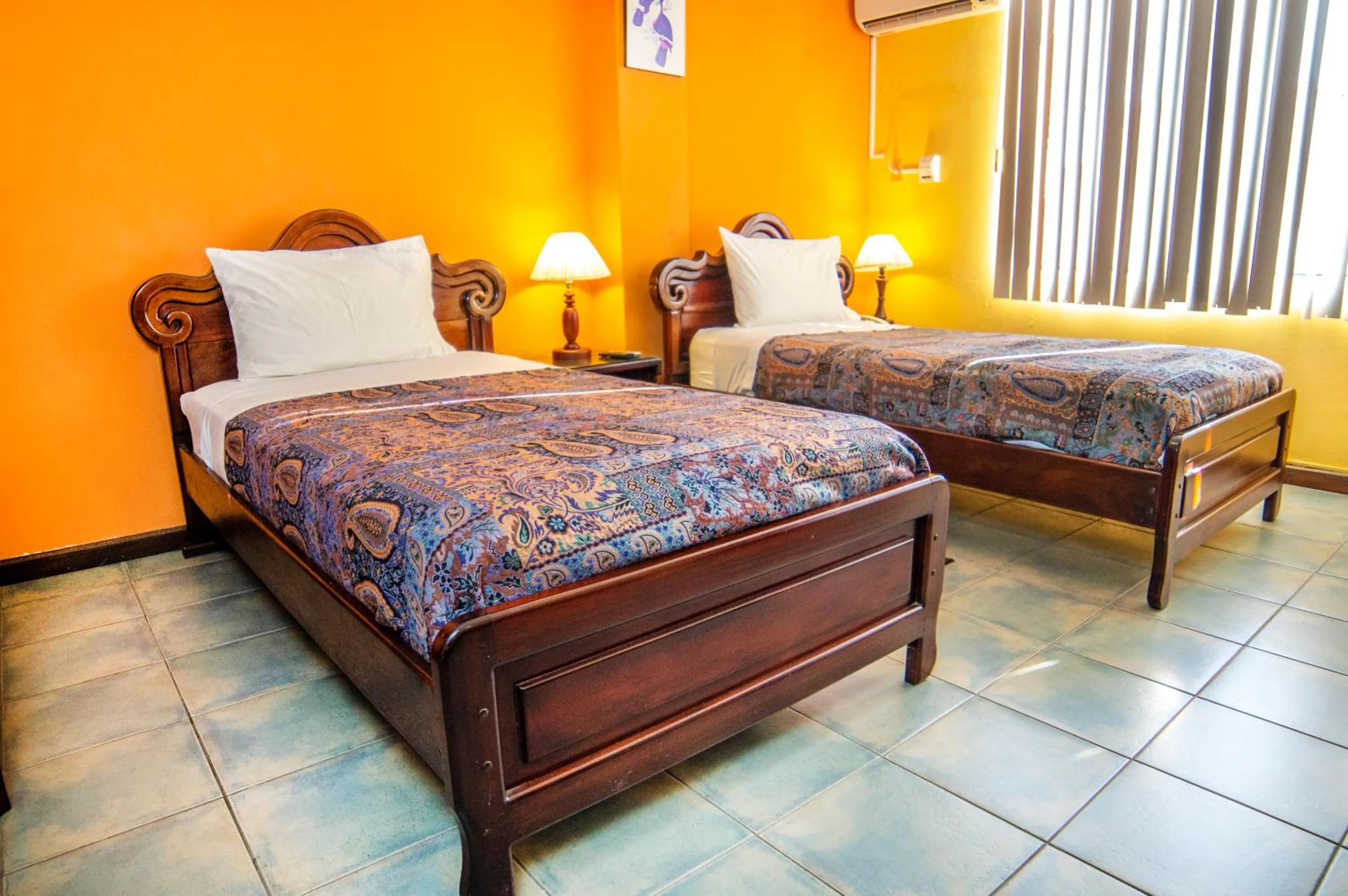 Bed in Hotel El Auca