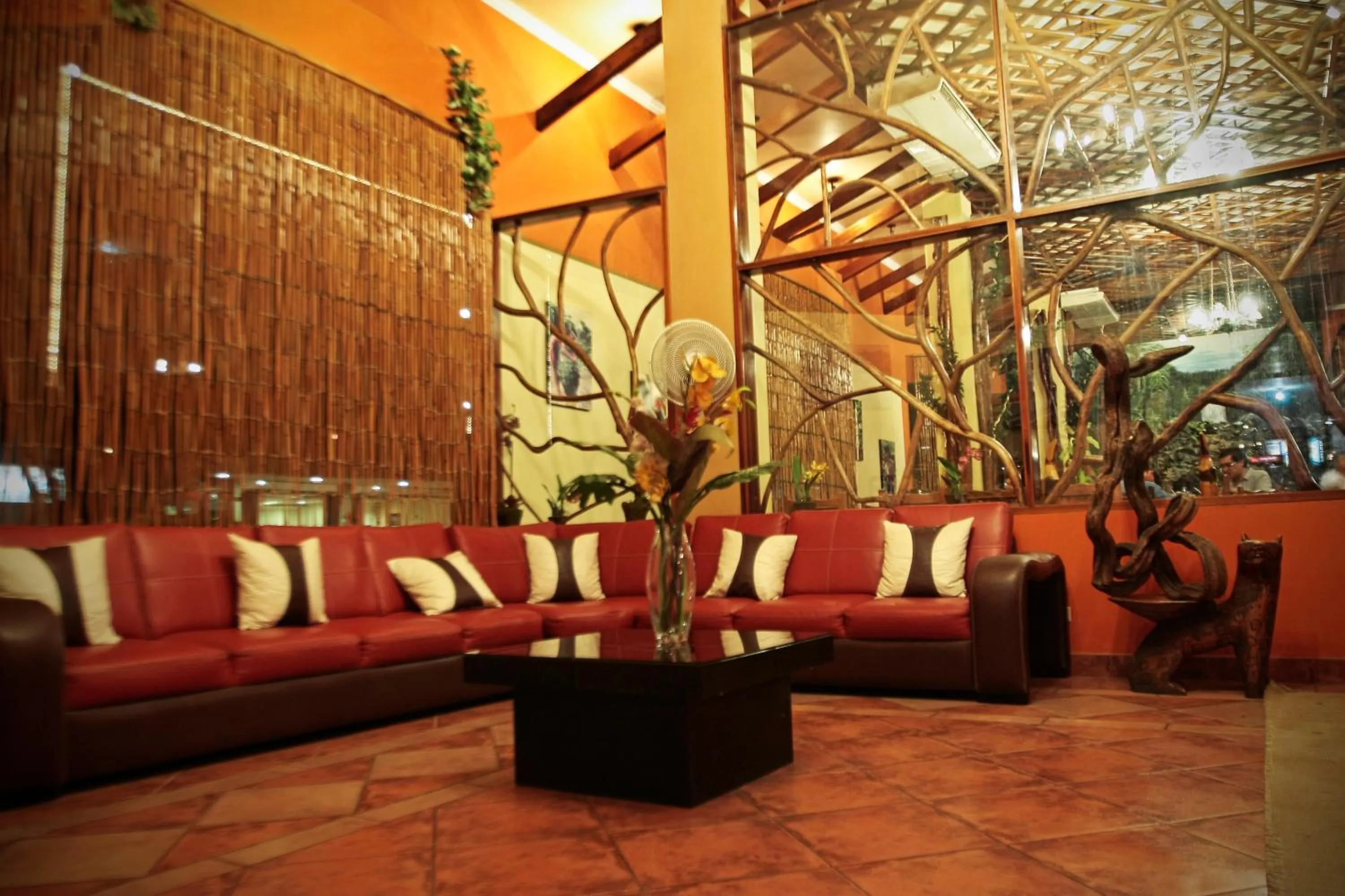 Lobby or reception in Hotel El Auca