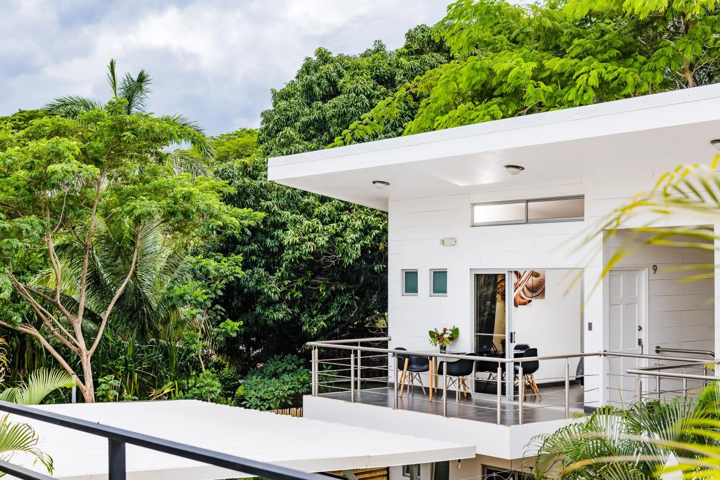 Patio in In the Shade Hotel - Coworking - 300Mbit - Adults Only