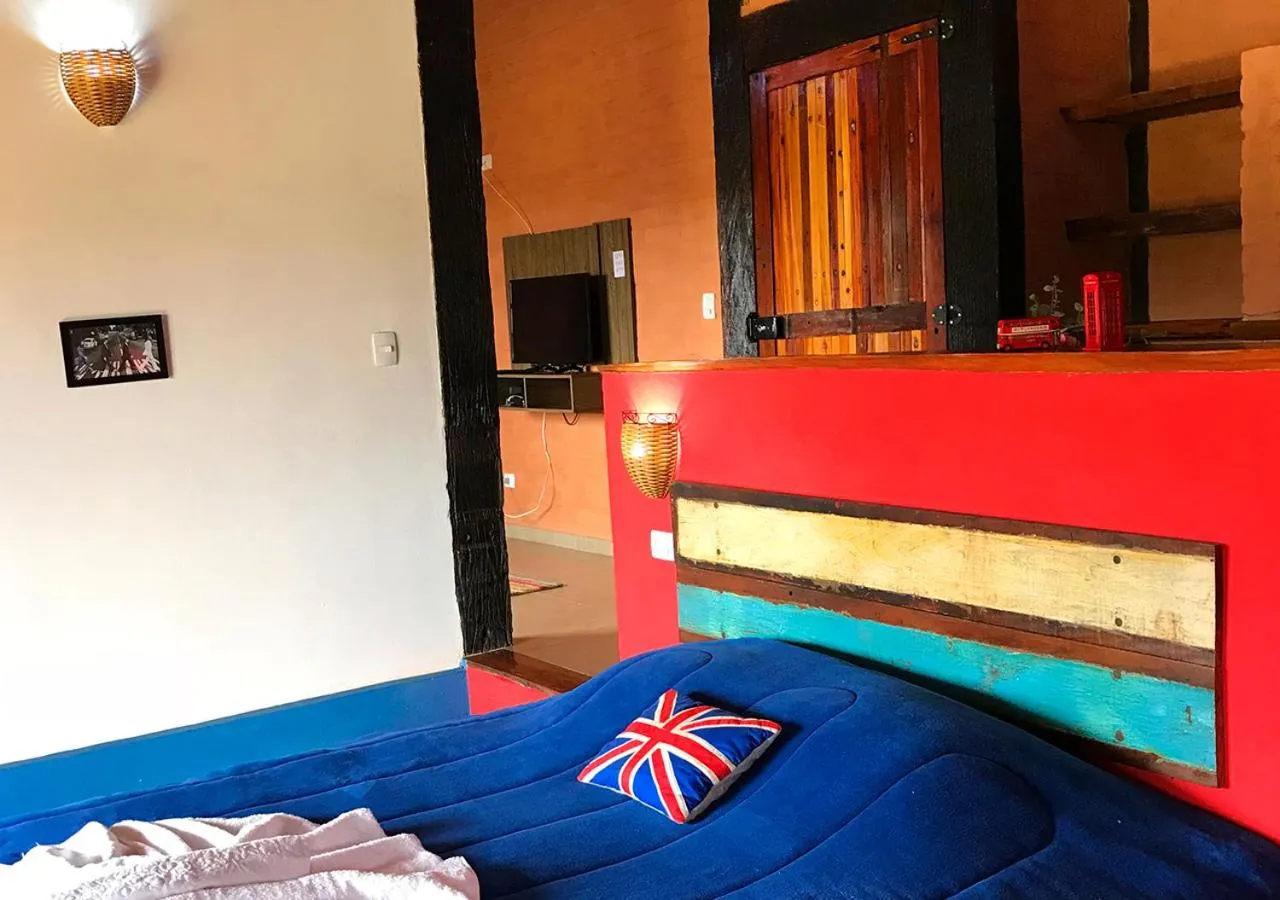 Decorative detail, Bed in Pousada Cabanas no Mundo