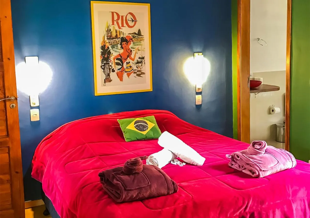 Photo of the whole room, Bed in Pousada Cabanas no Mundo