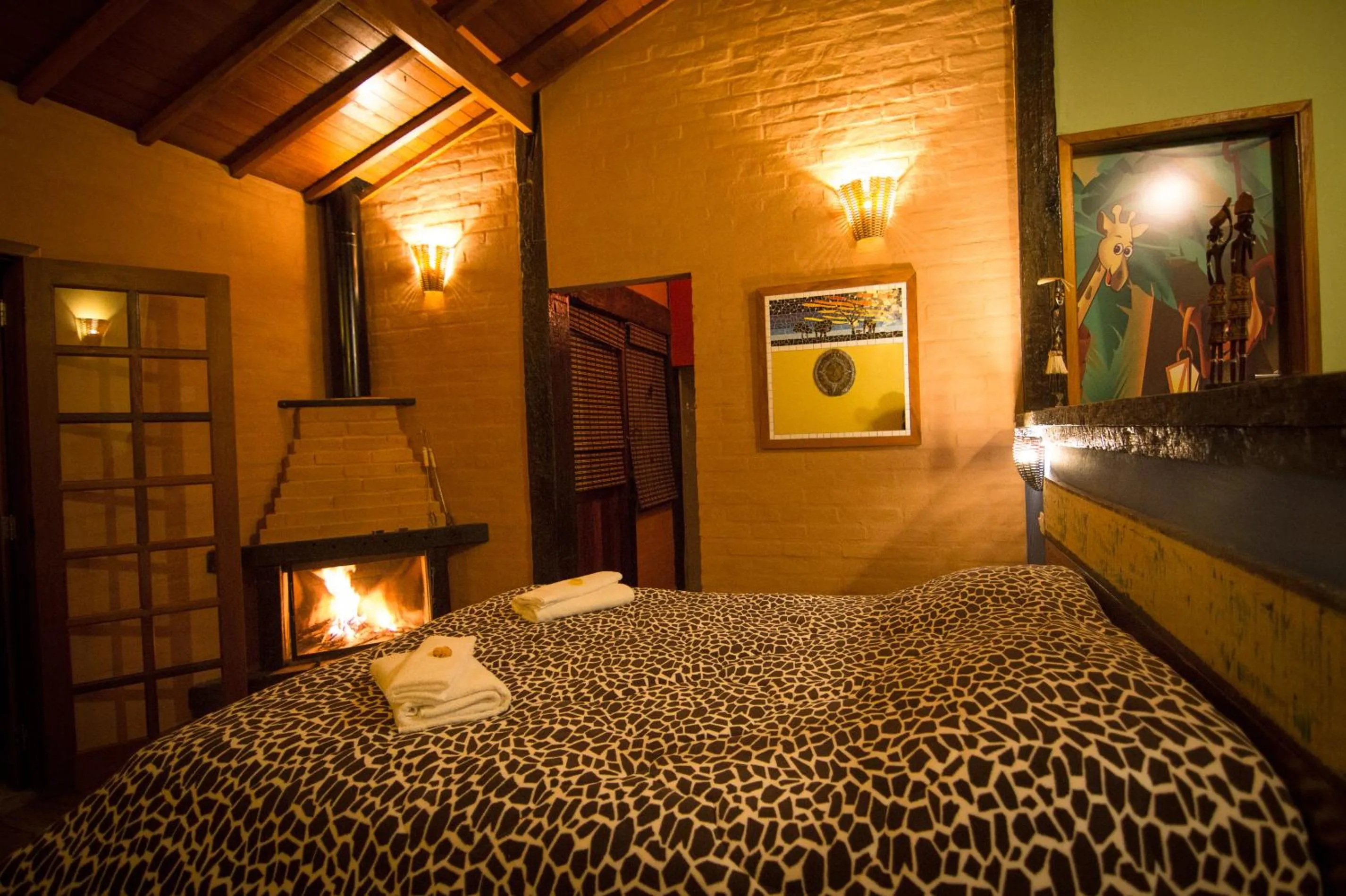 Bedroom, Bed in Pousada Cabanas no Mundo